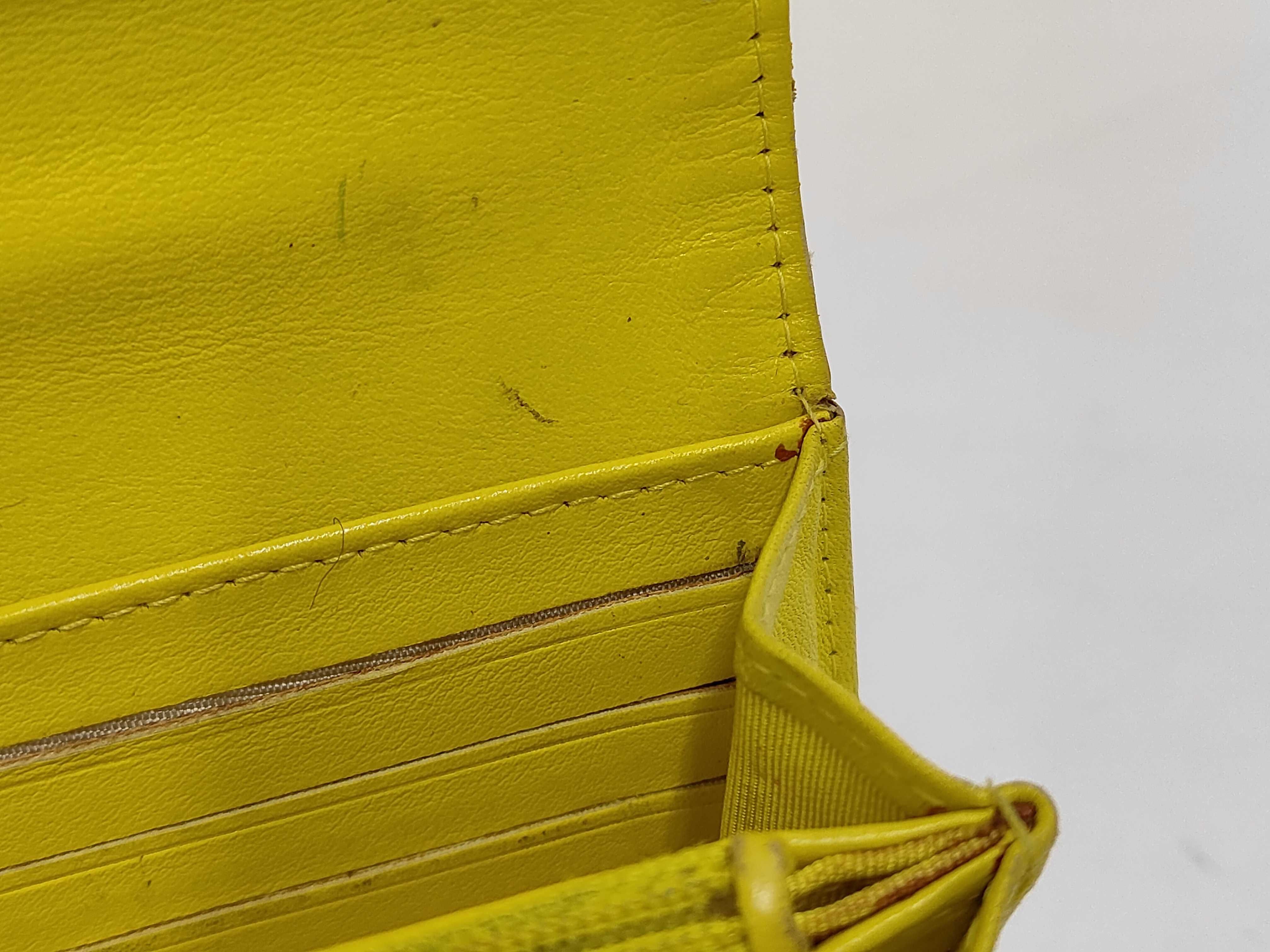 Enamel Wallet, Yellow — view 8