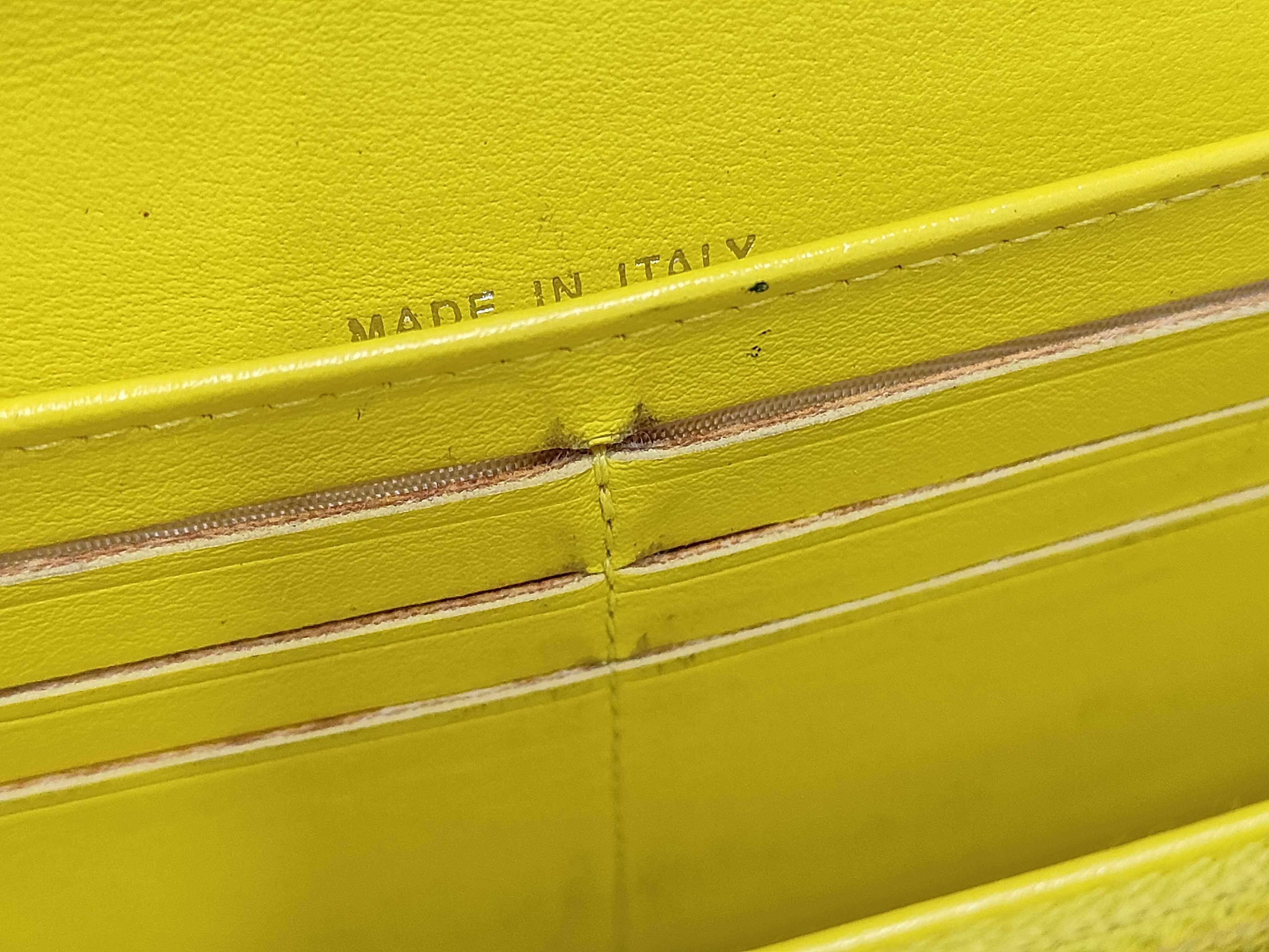 Enamel Wallet, Yellow — view 9