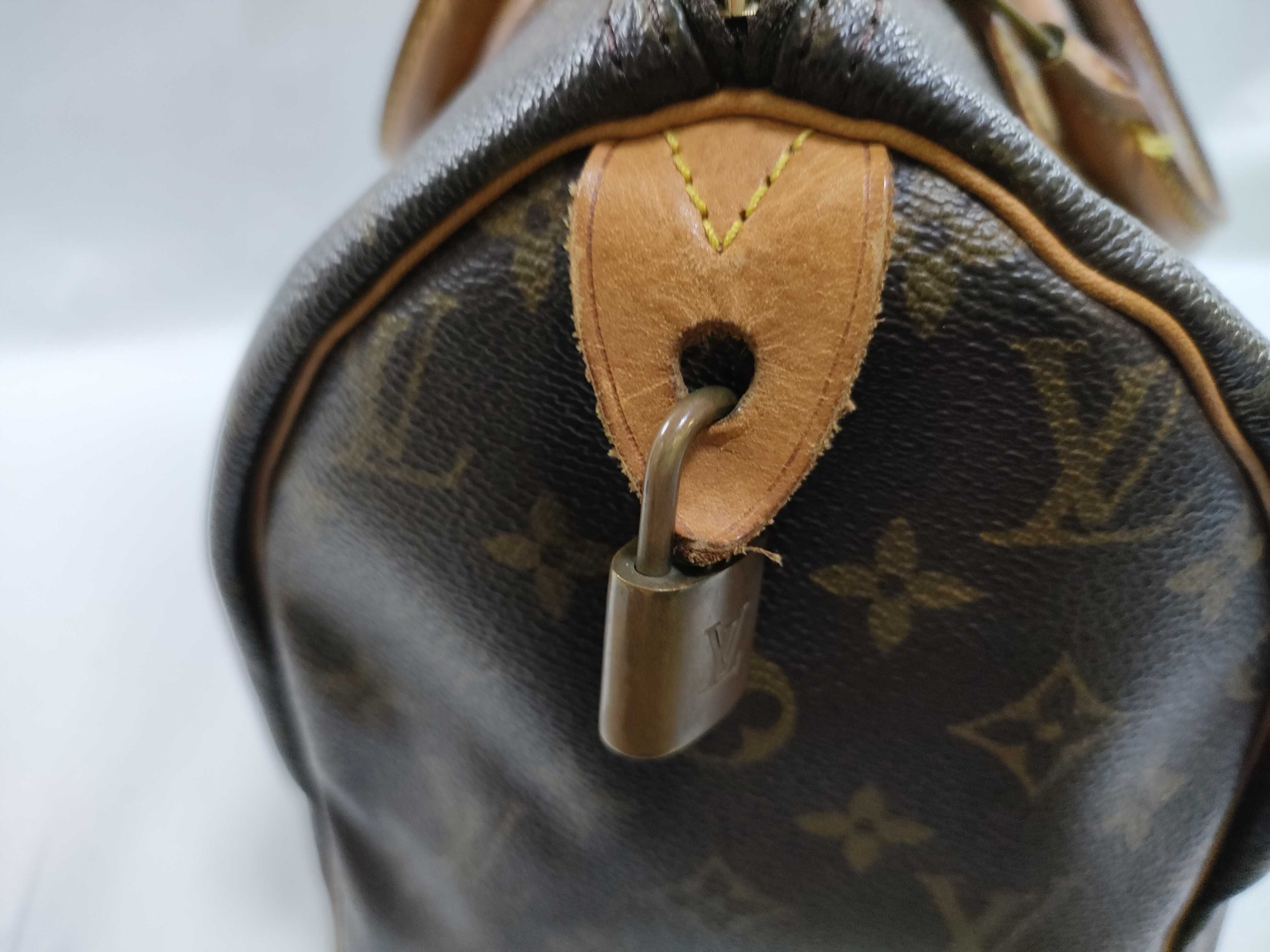 Monogram Speedy 30 M41526 SP0994 Accessories: Dust bag, padlock x 1, key x 1 Boston bag — view 11