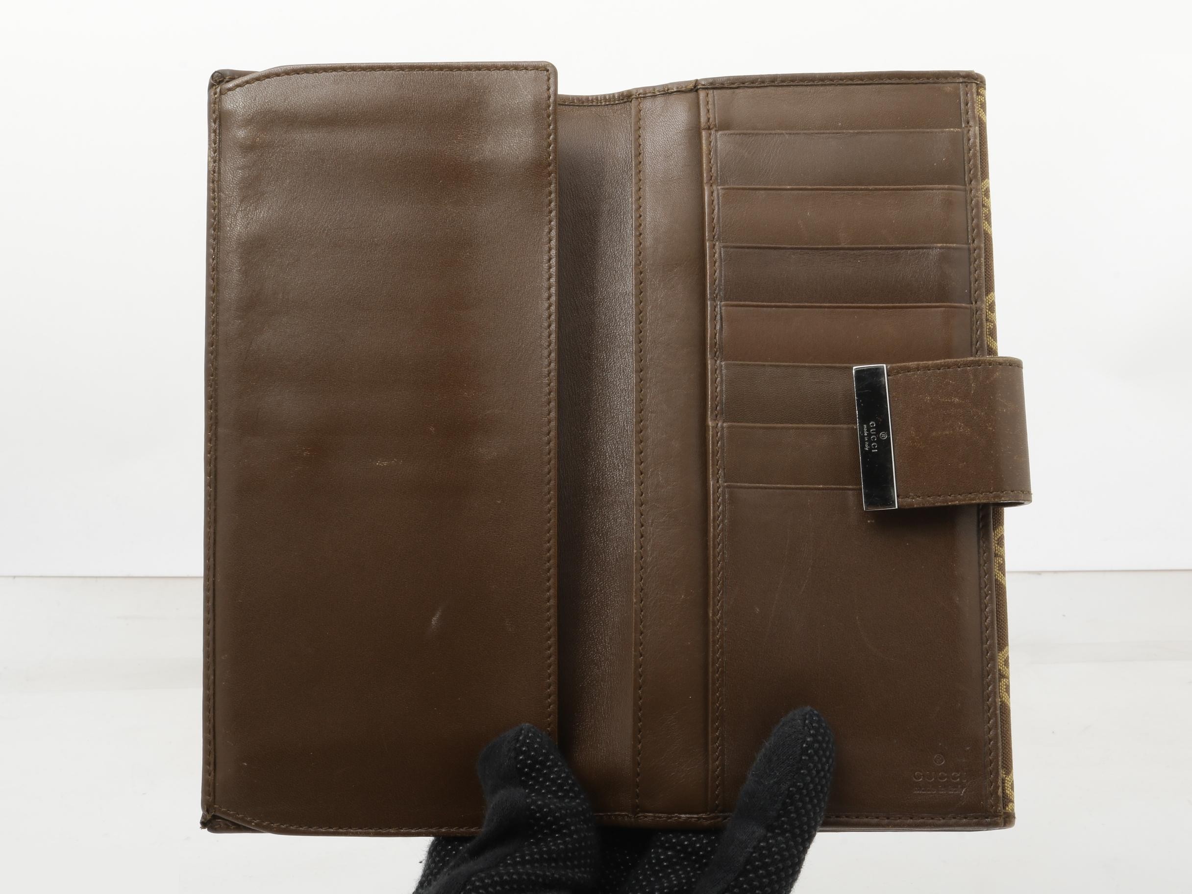 GG Canvas Bi-fold Long Wallet — view 4