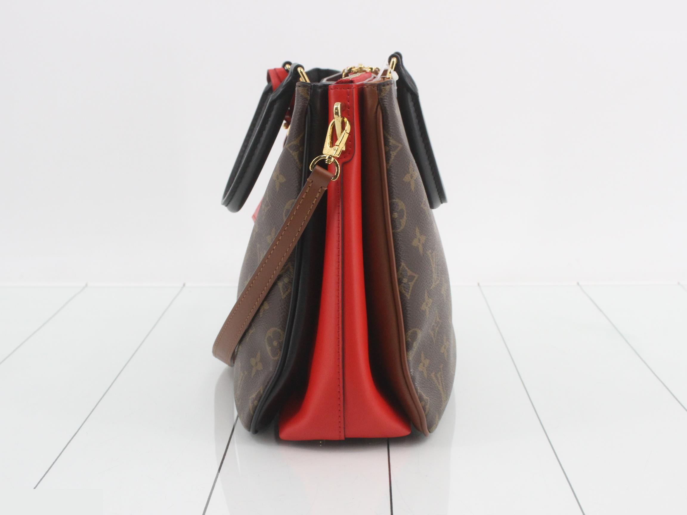 Monogram Millefeuille Noir Rouge 2WAY CA4187 — view 3