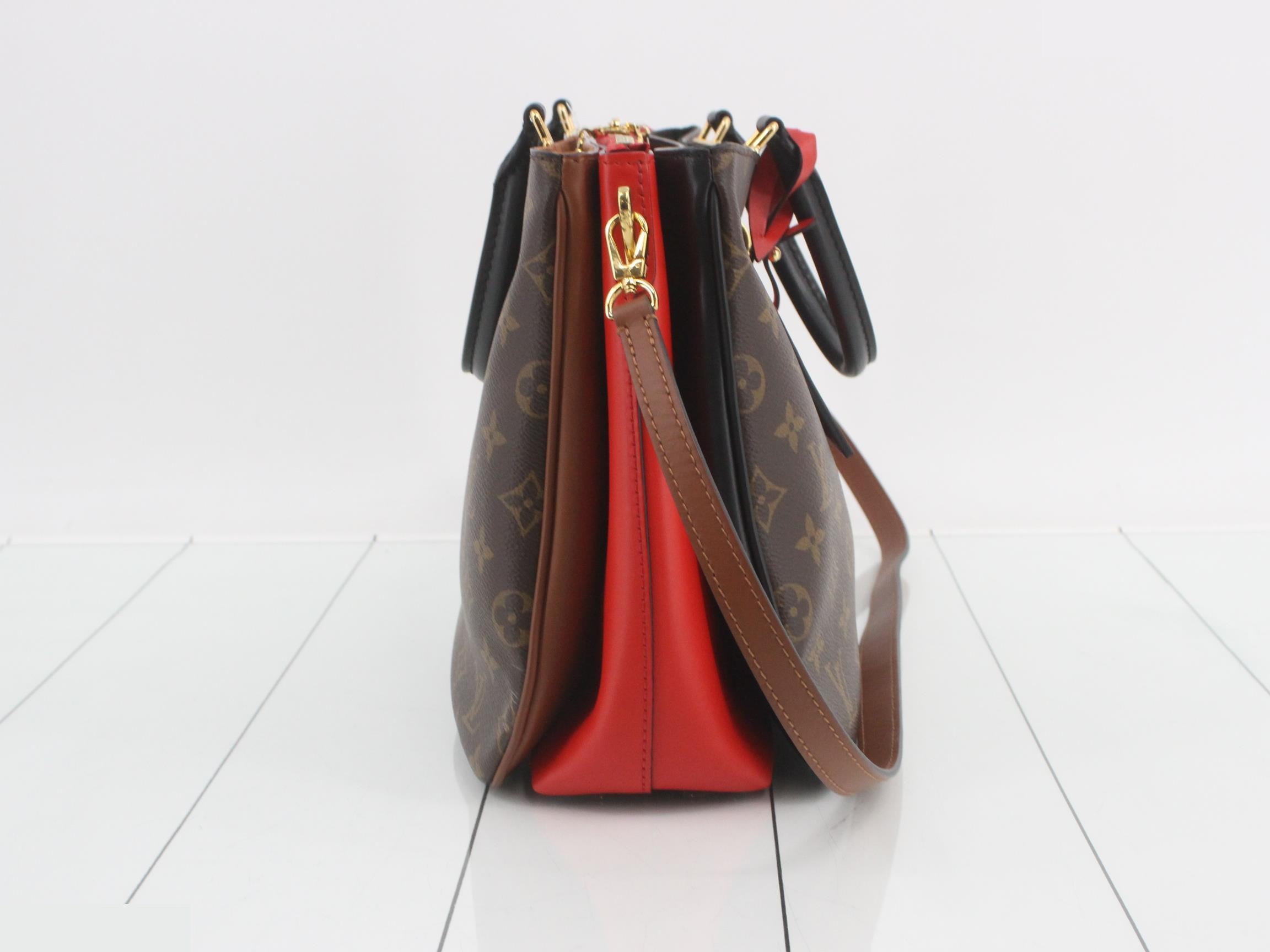 Monogram Millefeuille Noir Rouge 2WAY CA4187 — view 4