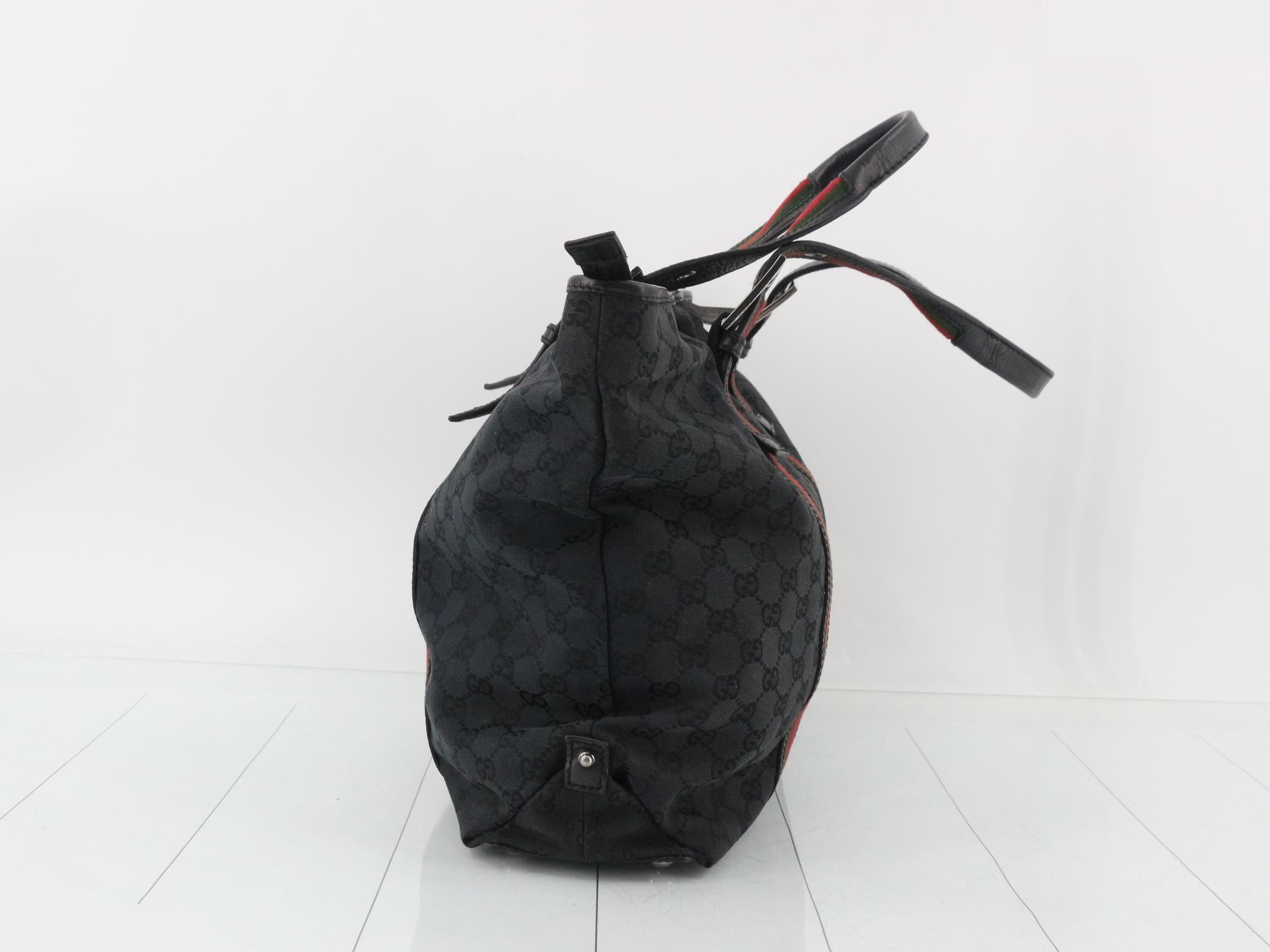 GG canvas (bag) tote bag black shoulder bag — view 4