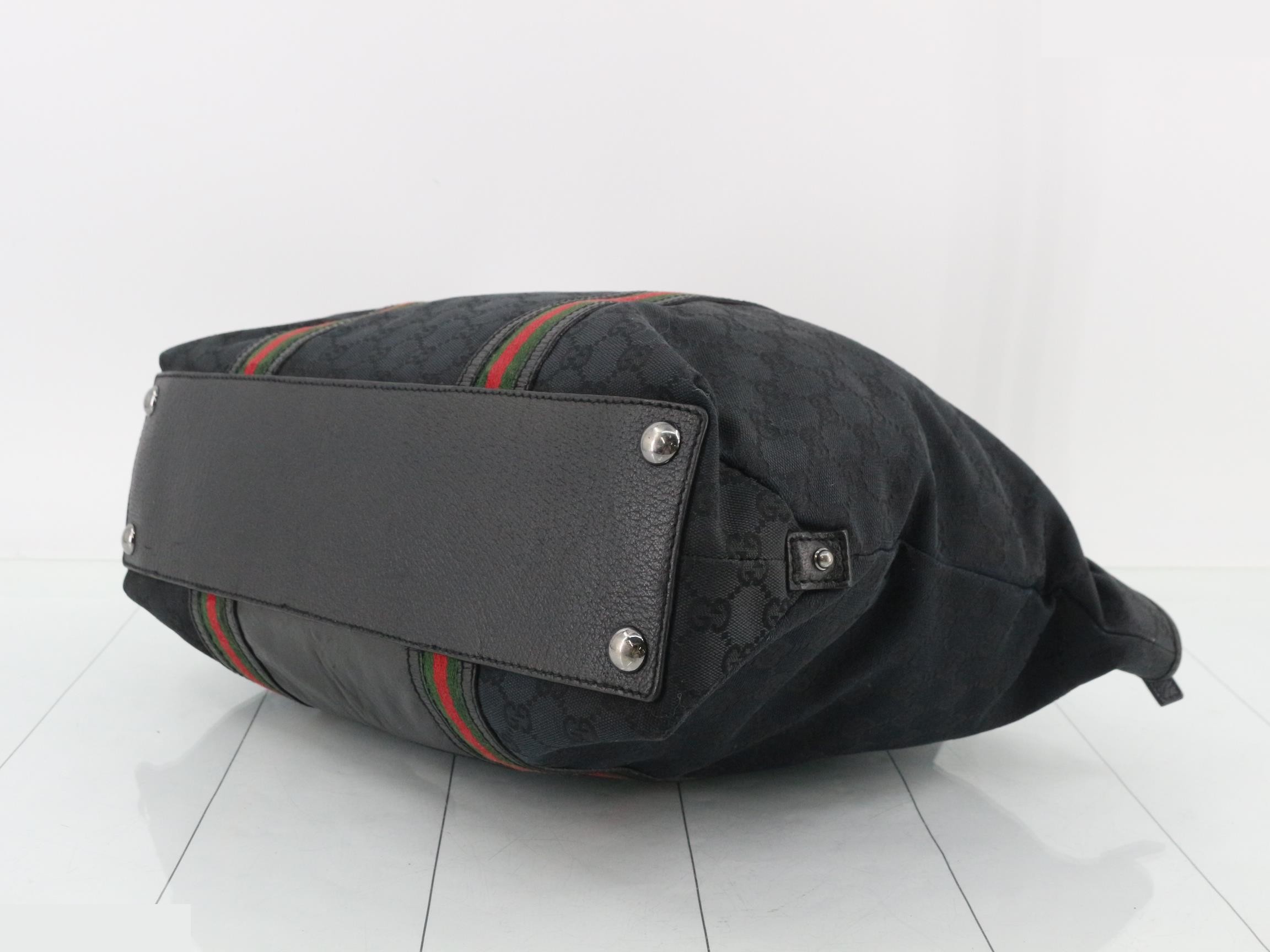 GG canvas (bag) tote bag black shoulder bag — view 6