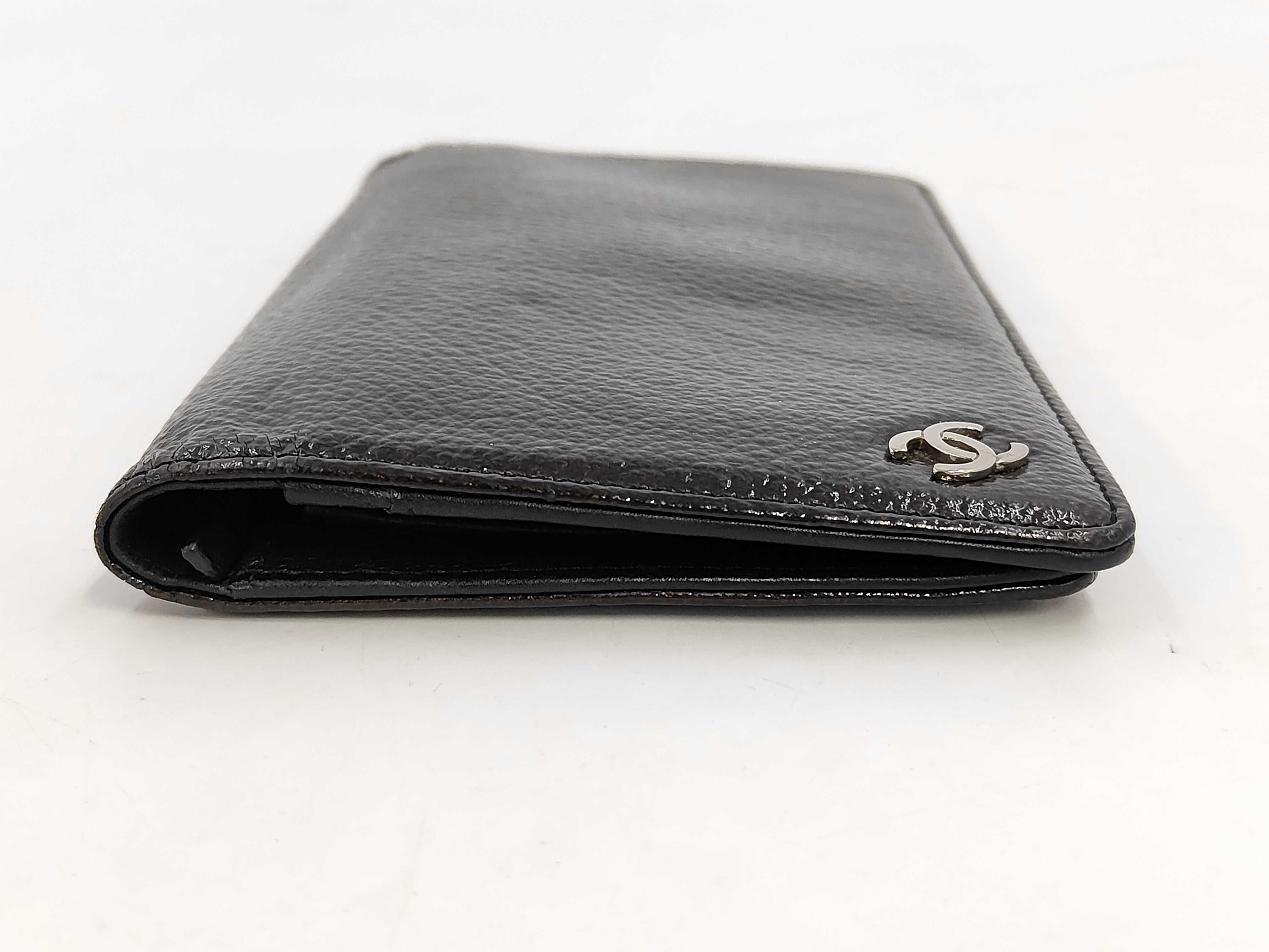 Coco Mark Patent Leather Wallet — view 4