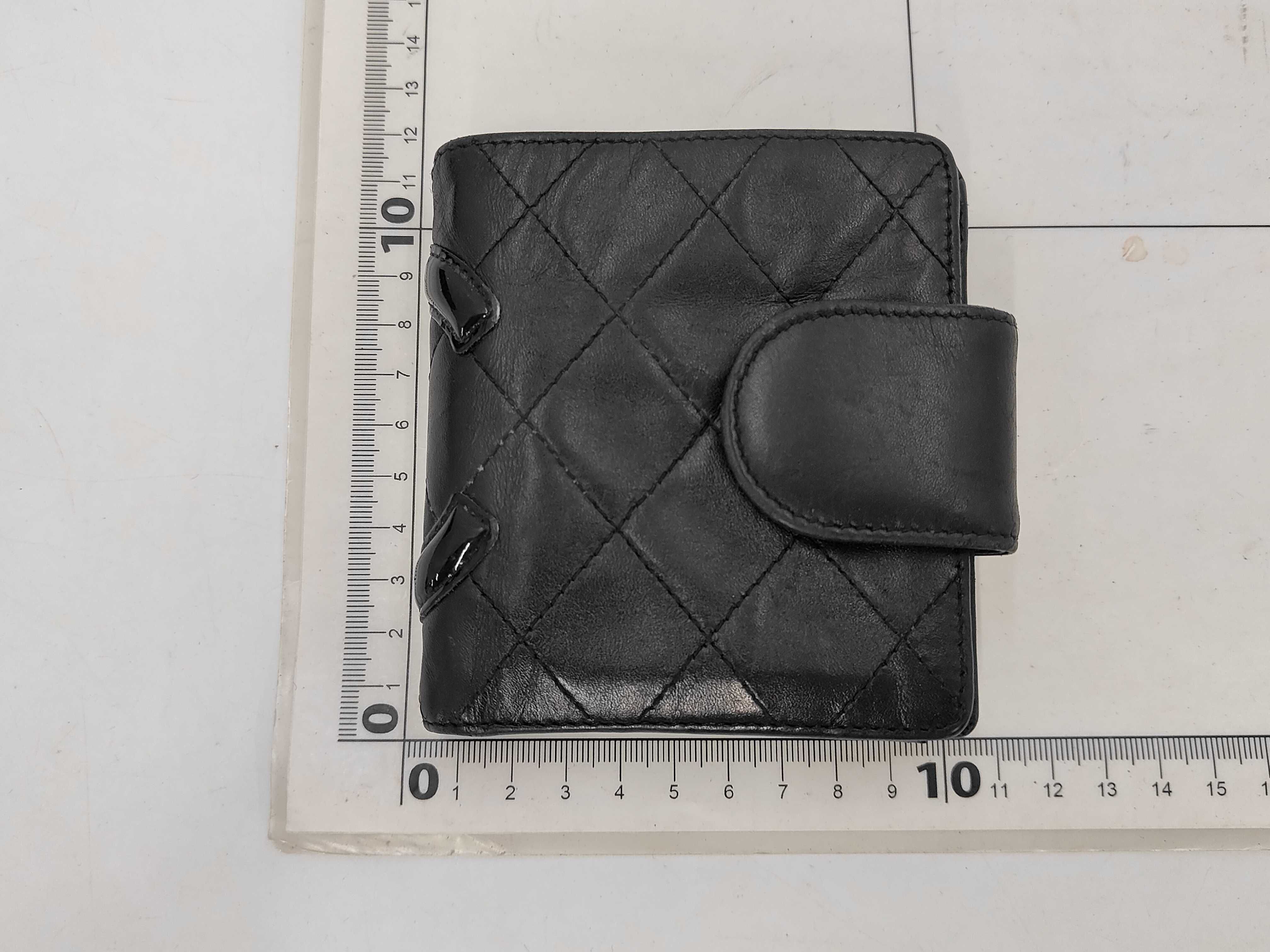 Cambon Line Bi-fold Black Wallet — view 2