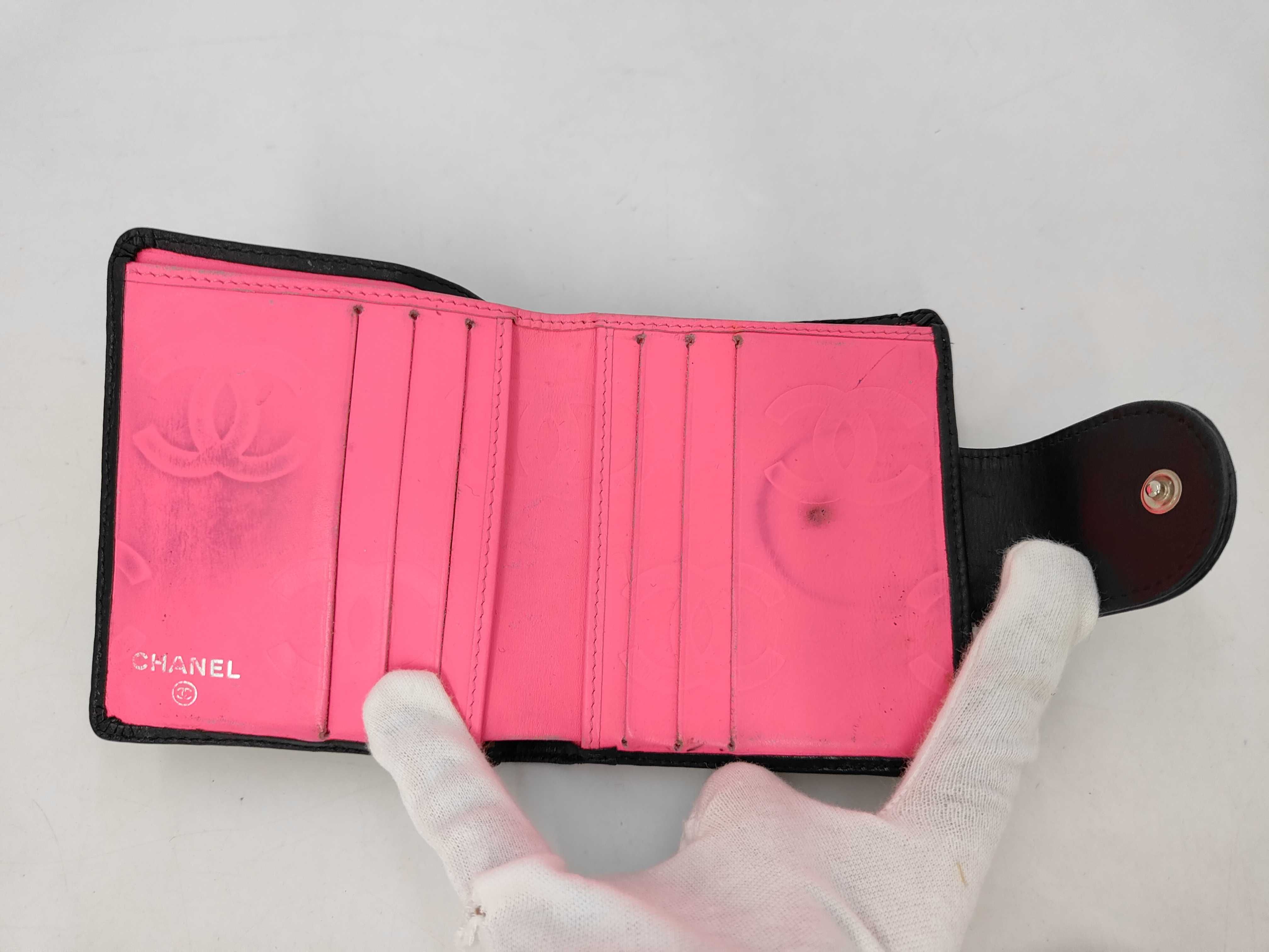 Cambon Line Bi-fold Black Wallet — view 6
