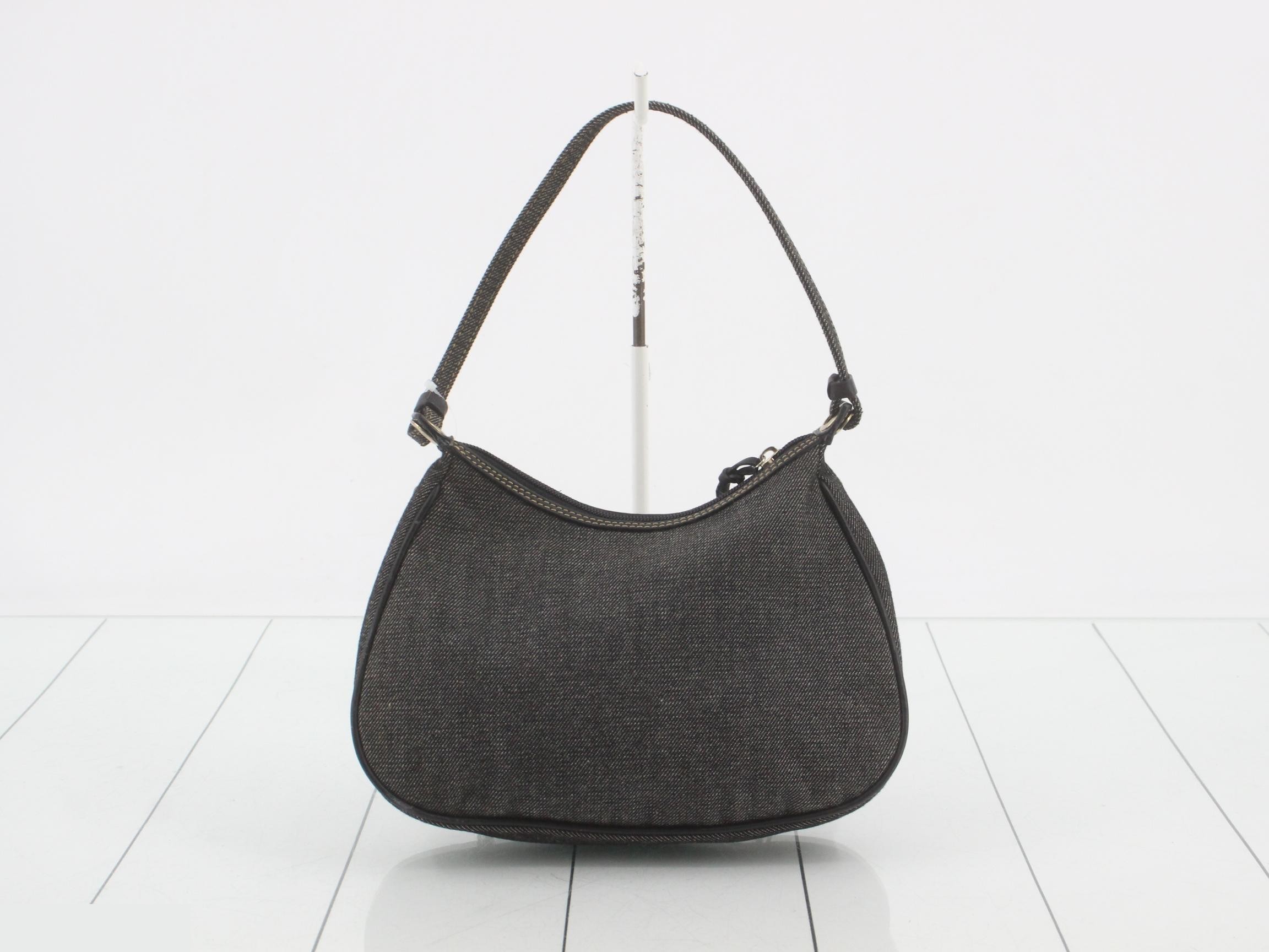 Denim one-shoulder bag — view 2