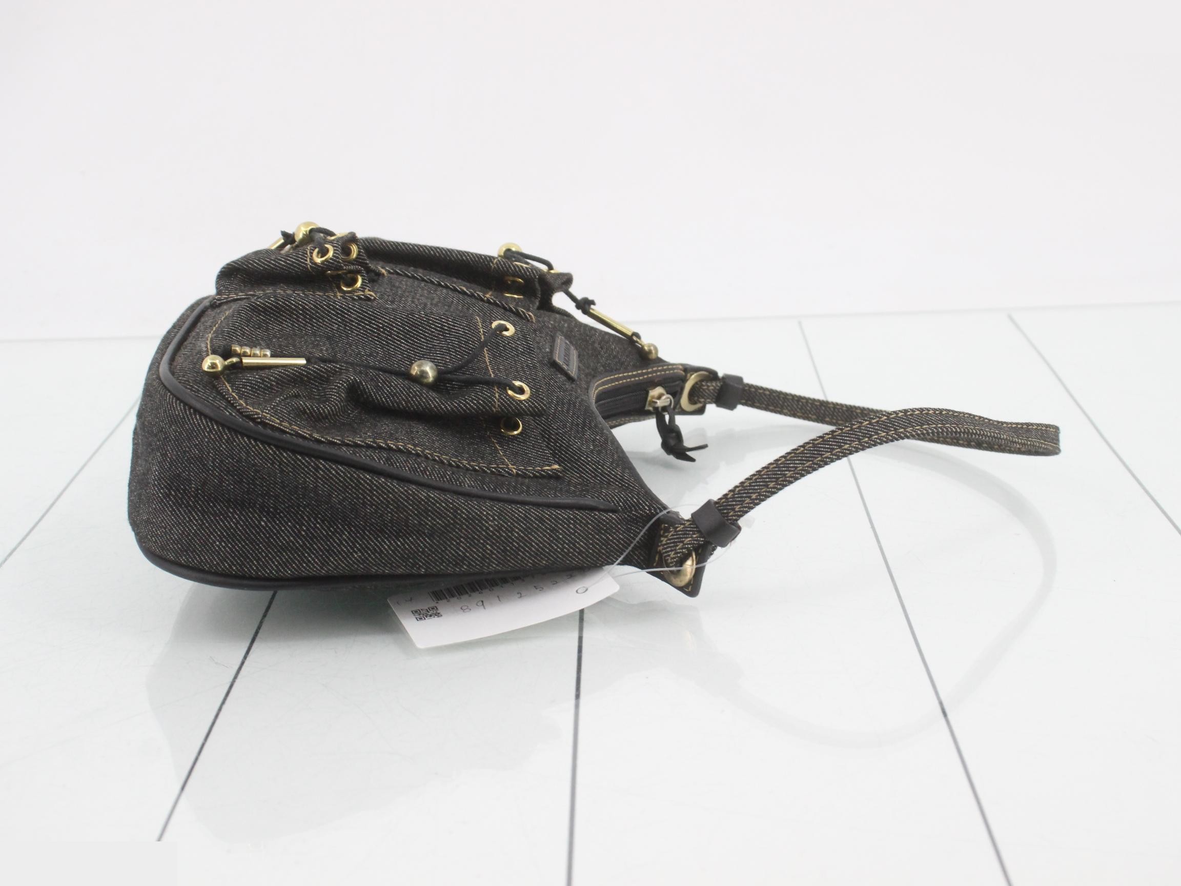 Denim one-shoulder bag — view 3