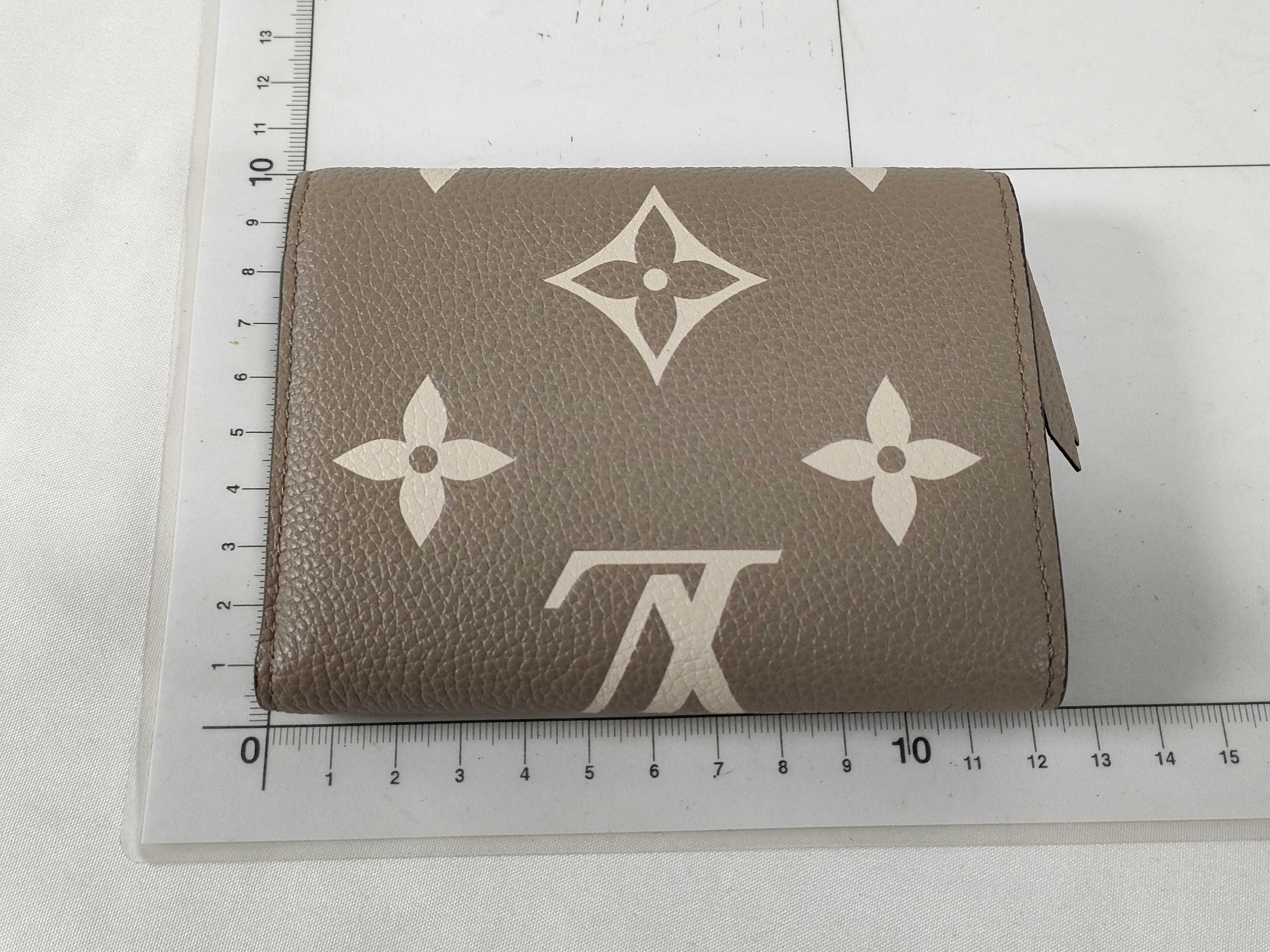 Monogram Victorine Compact Greige Giant Monogram Wallet — view 2