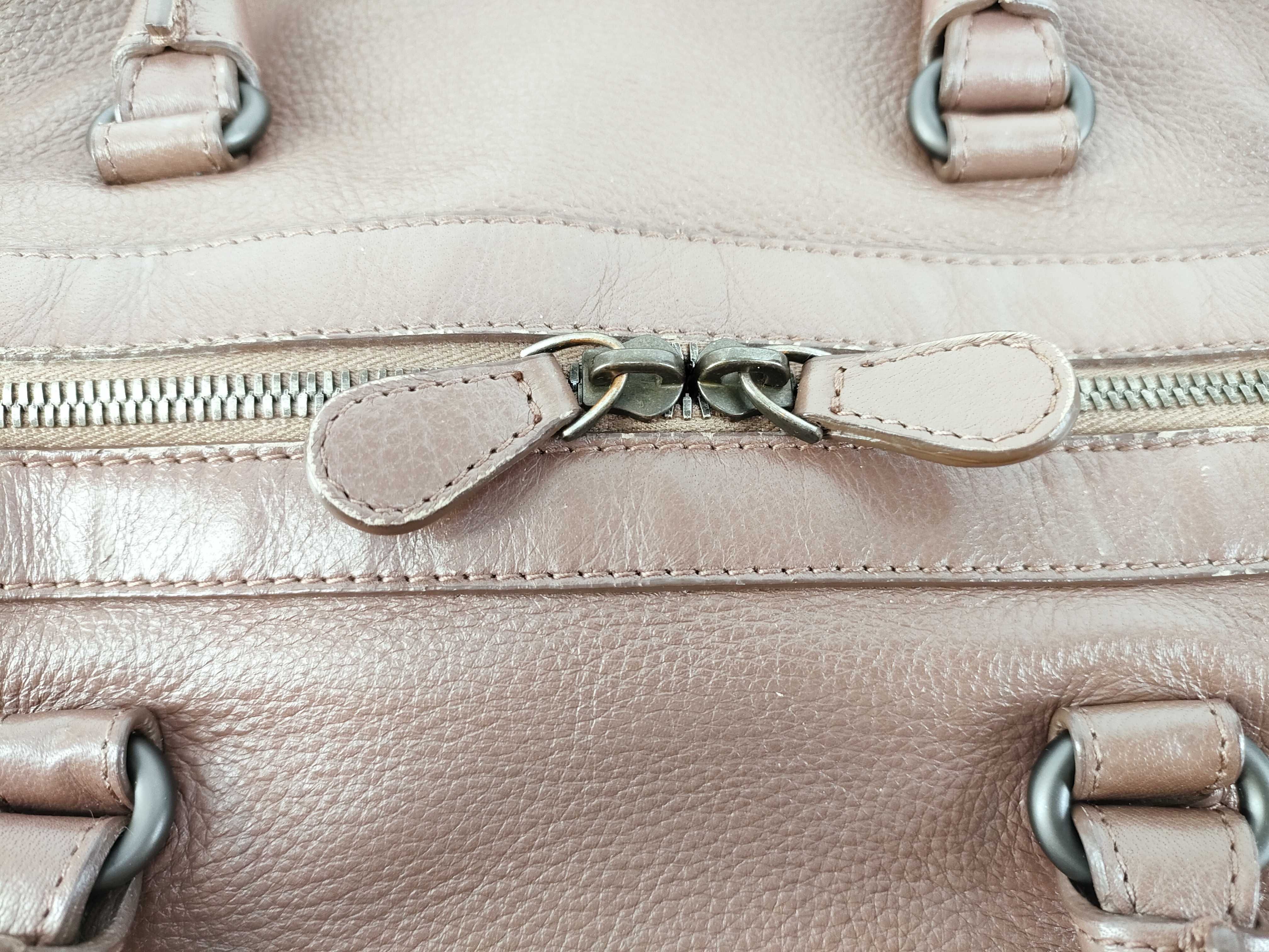 Leather Handbag Brown 222801 — view 11