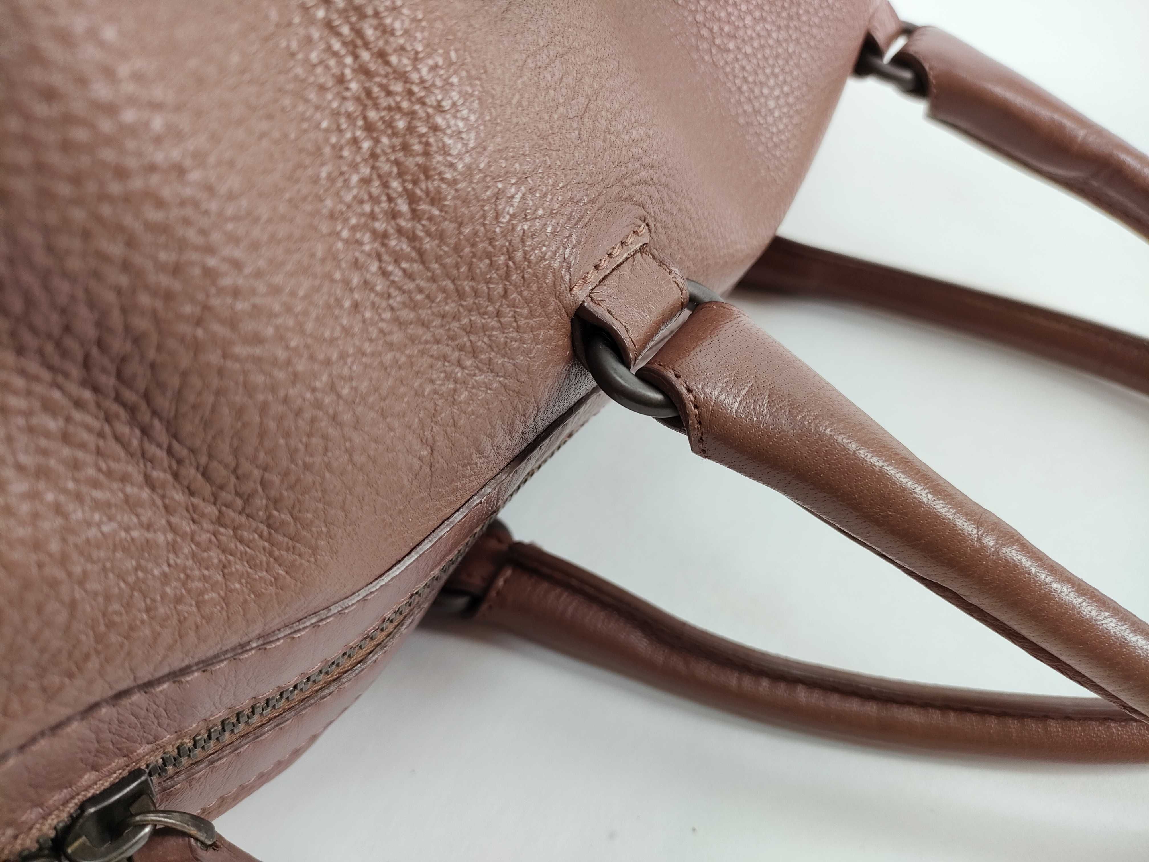 Leather Handbag Brown 222801 — view 5