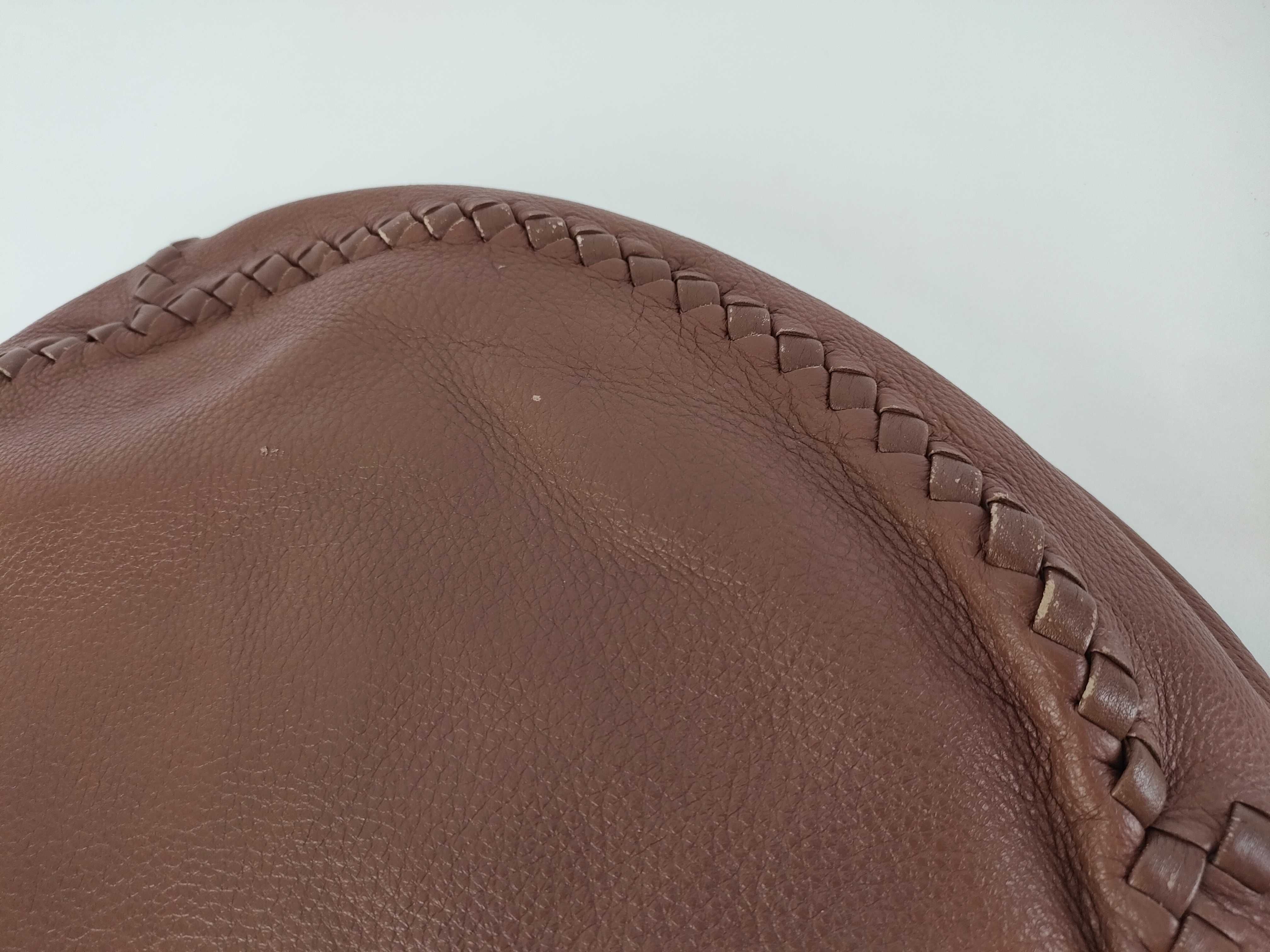 Leather Handbag Brown 222801 — view 9