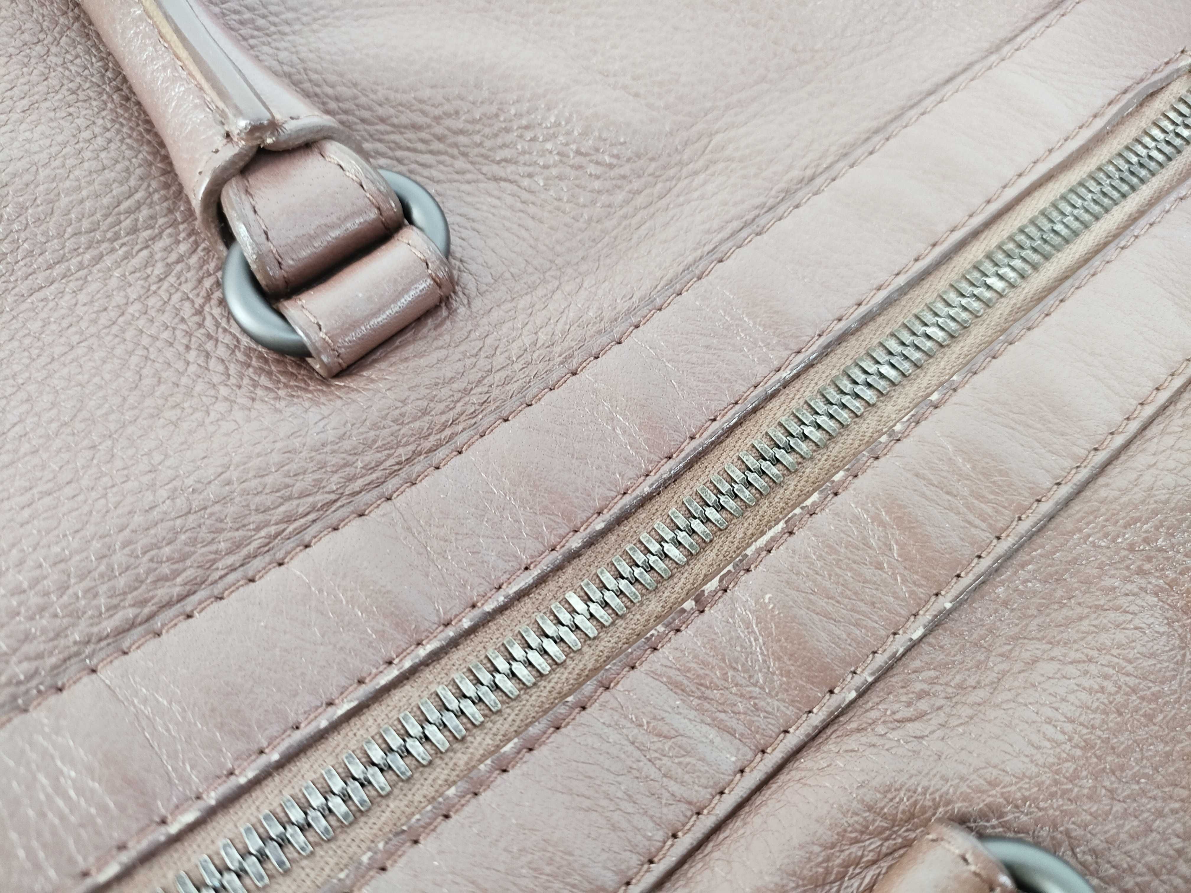 Leather Handbag Brown 222801 — view 10