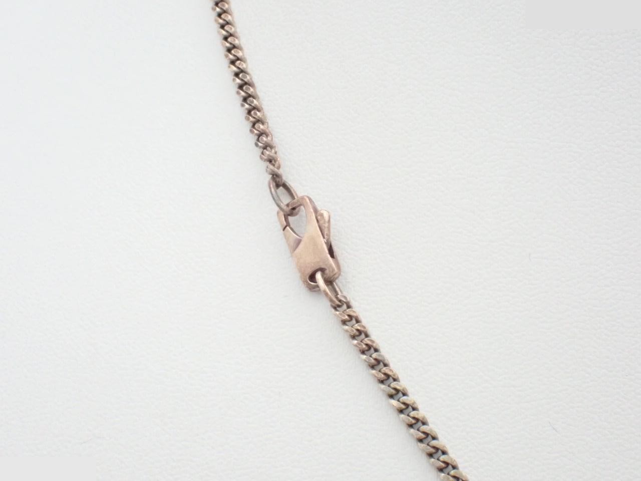 Necklace, G-bar design, chain approximately 50cm, 925 sterling silver, 14.4g — view 2