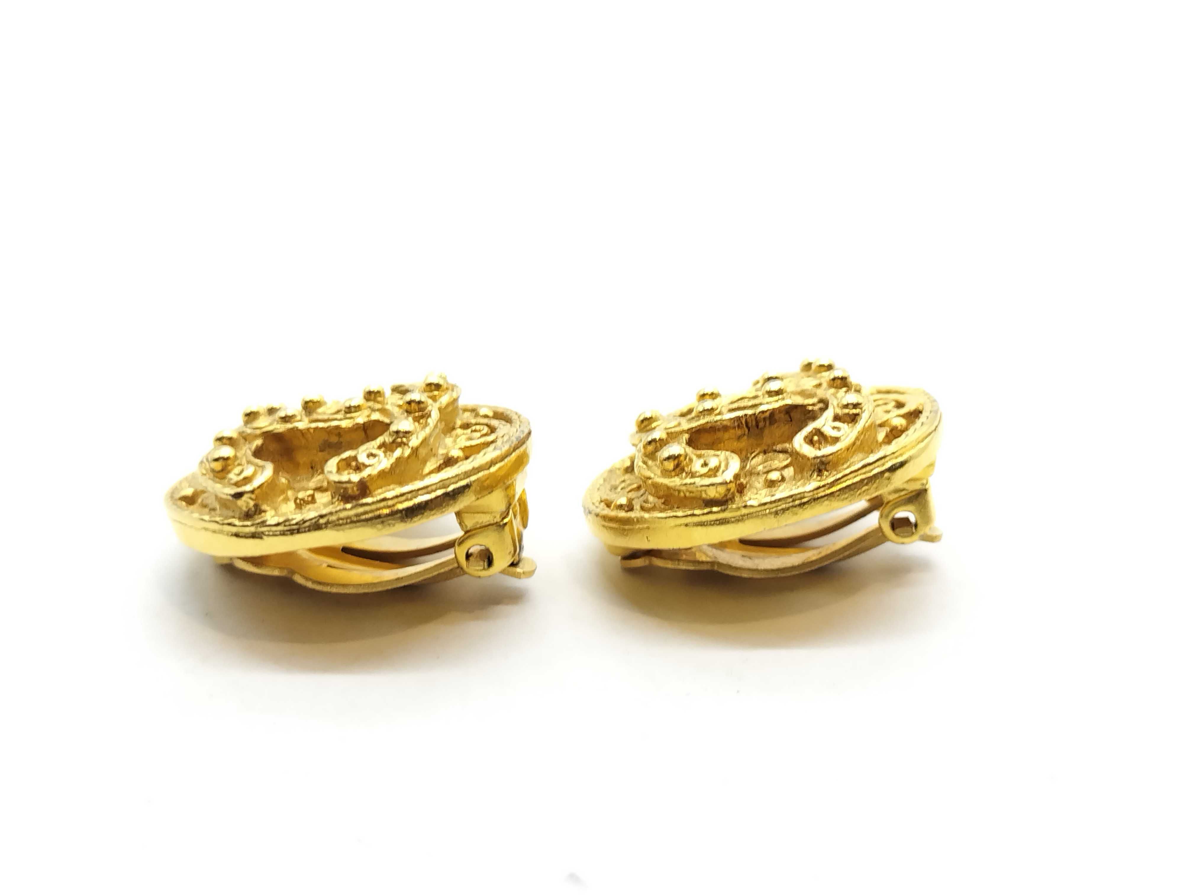 Coco Earrings/Gold (Missing rubber padding) — view 3