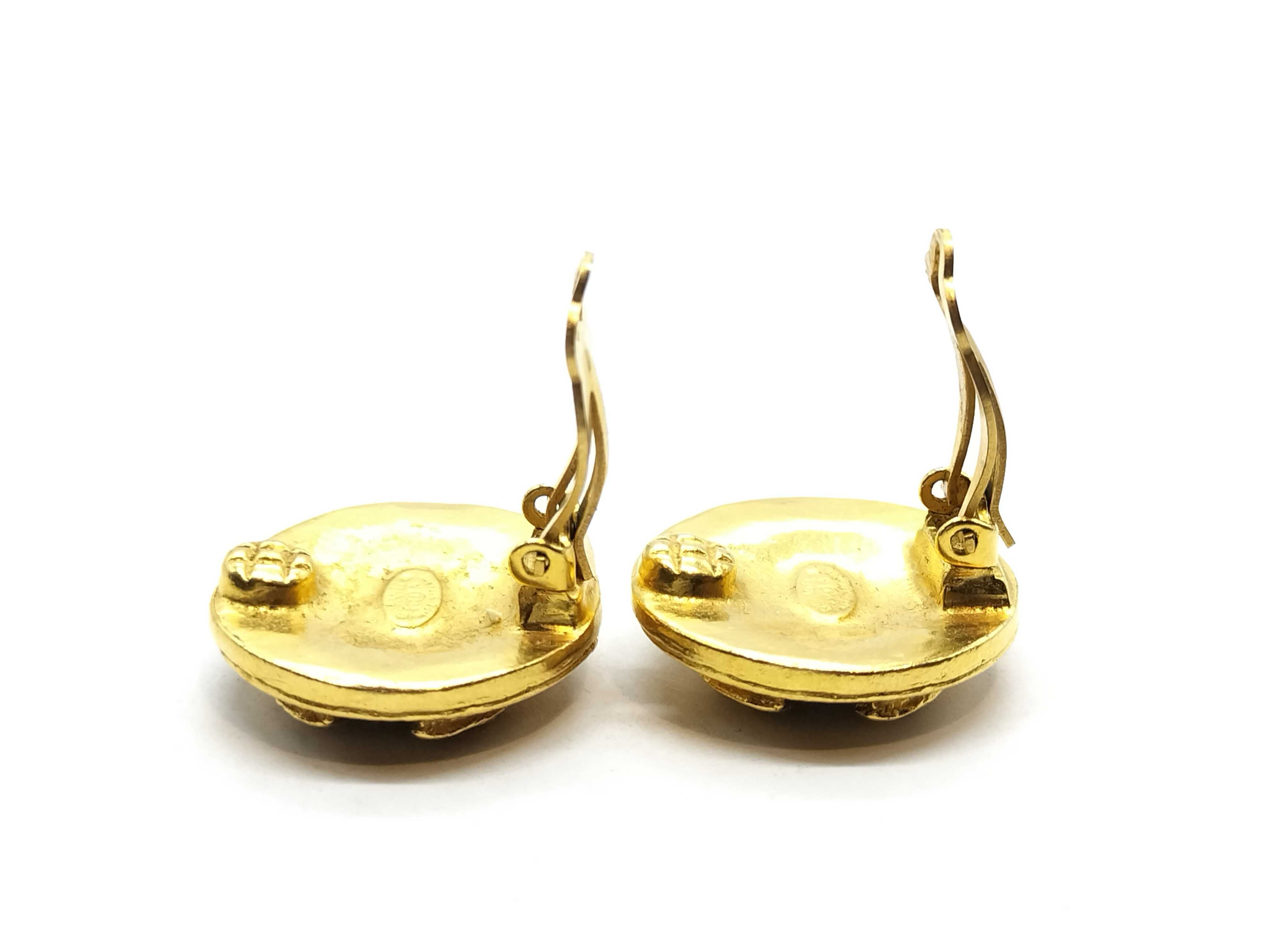 Coco Earrings/Gold (Missing rubber padding) — view 4