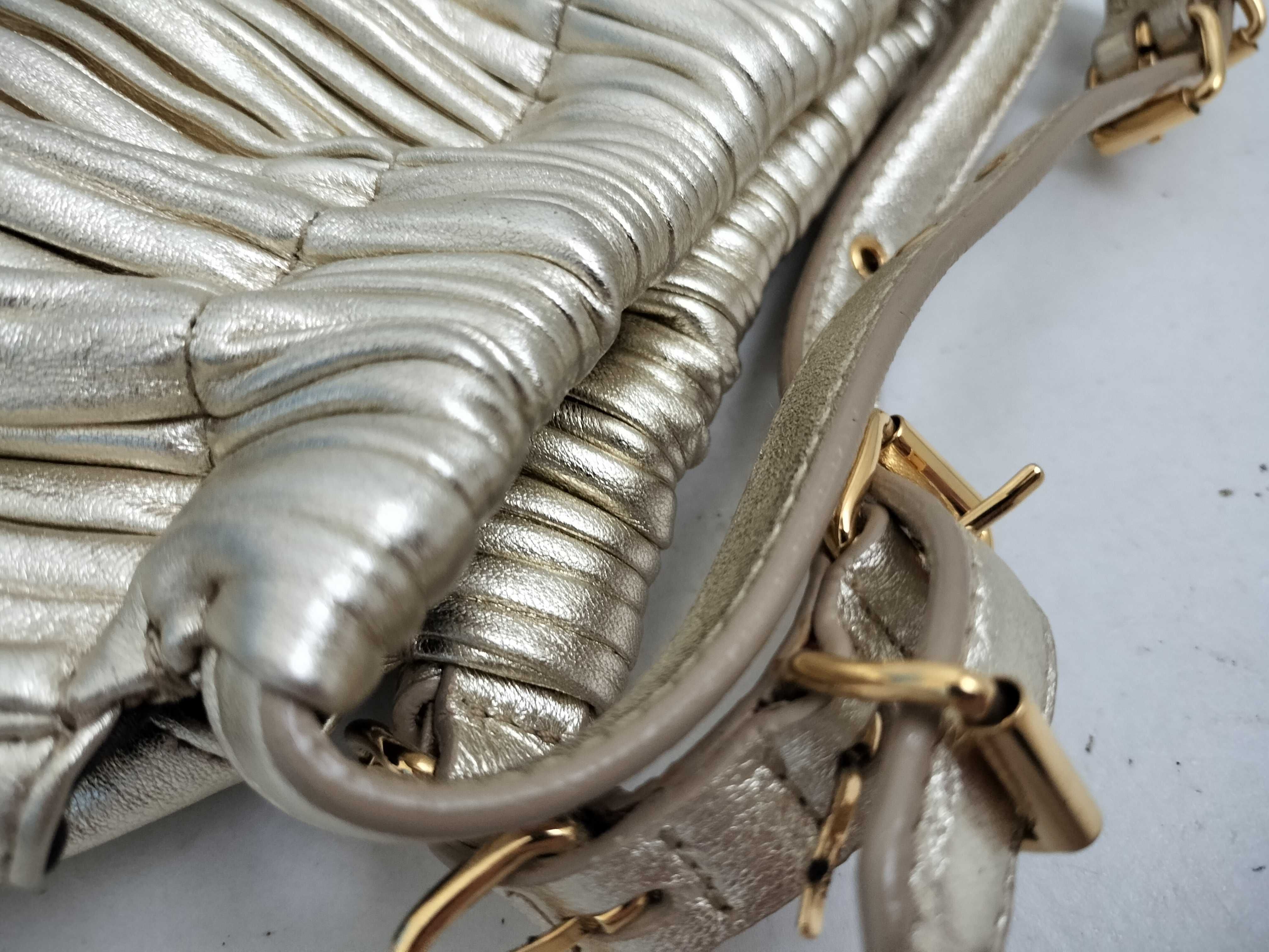handbag, leather, gold — view 13
