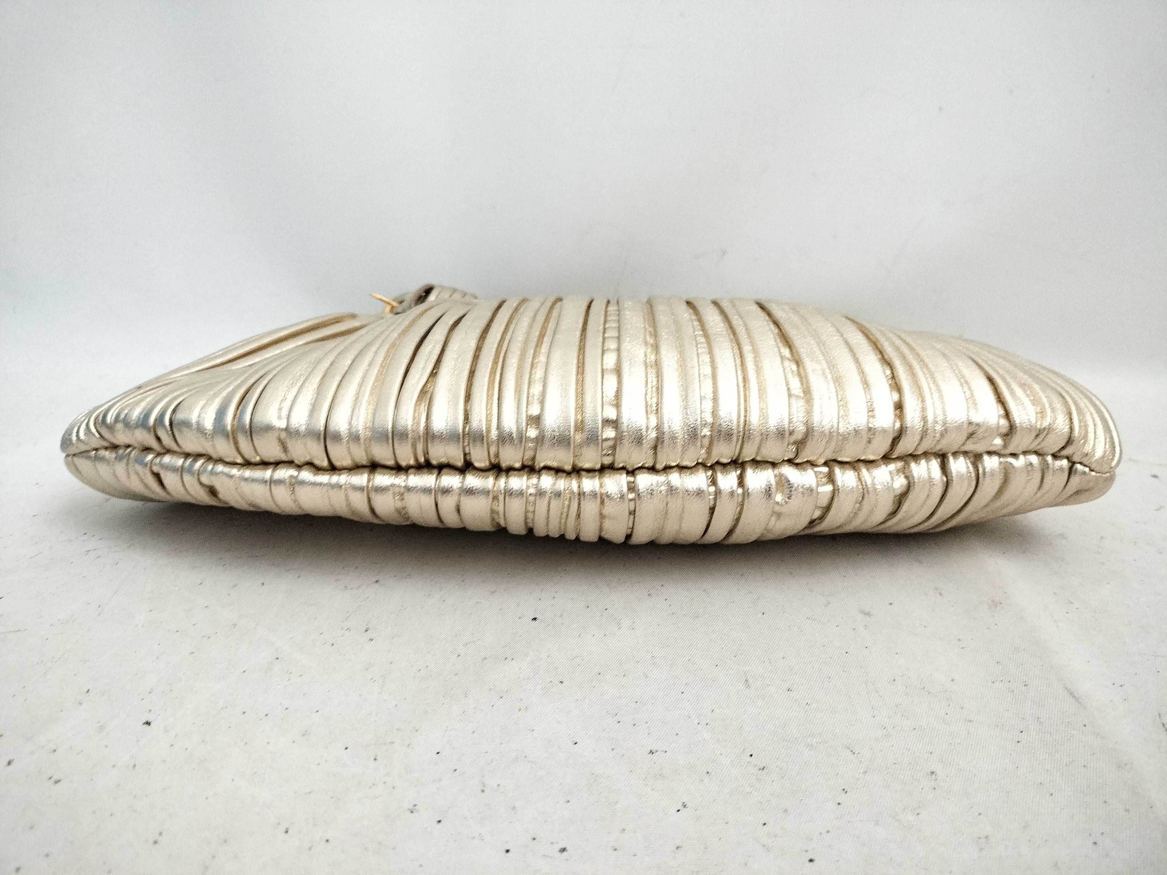 handbag, leather, gold — view 7