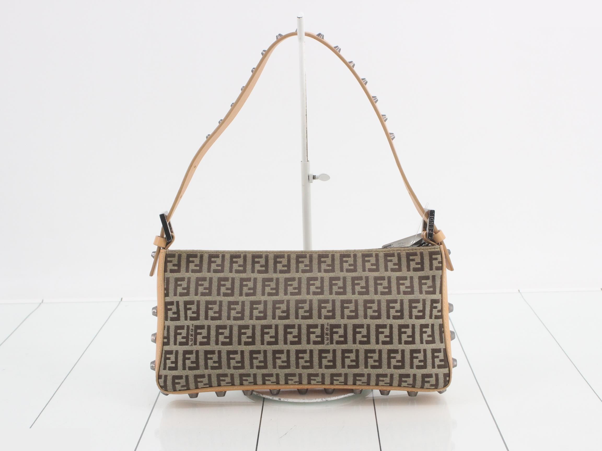 Studded Zucchino Shoulder Bag — view 2
