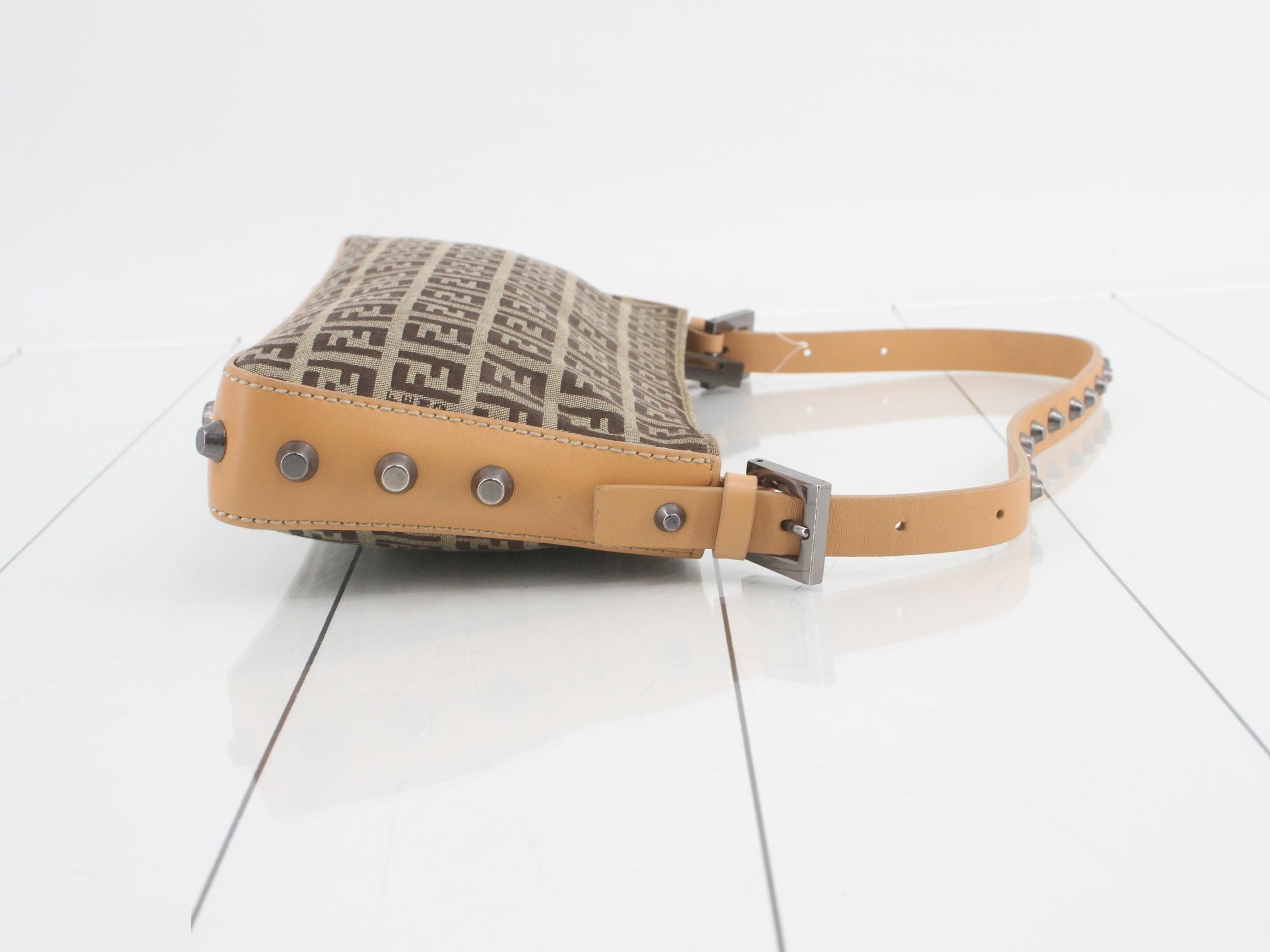 Studded Zucchino Shoulder Bag — view 3