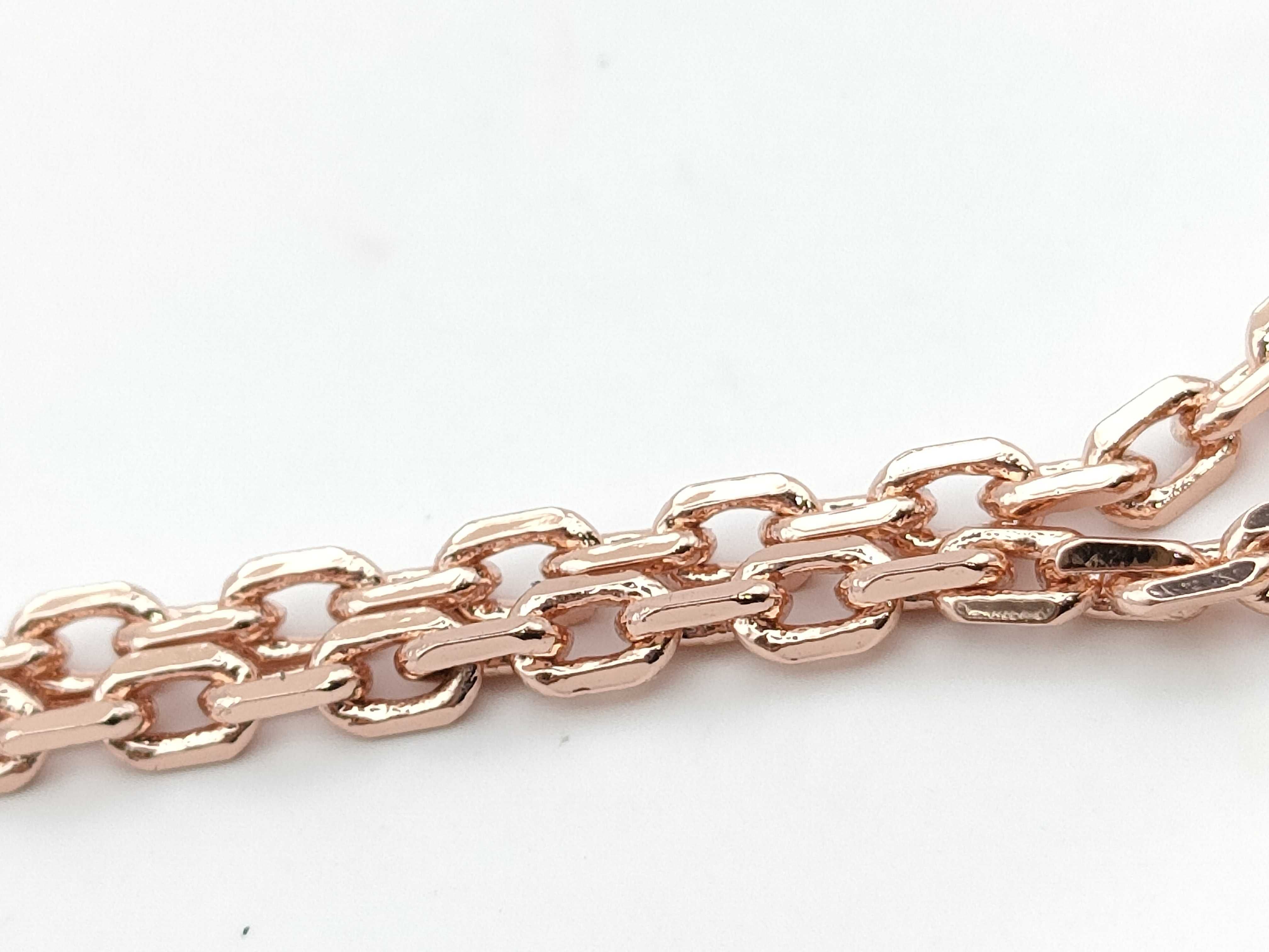Rhinestone Logo Bracelet, Pink Gold, 21.5cm (Bracelet/Bangle) — view 6