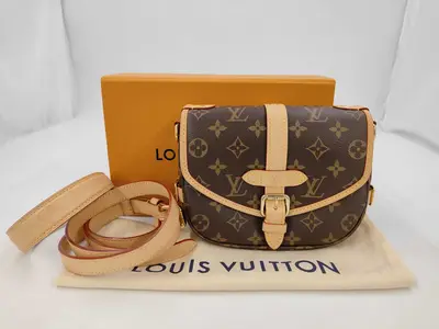Monogram Louis Vuitton Brown Monogram Saumur BB M46740 Shoulder Bag