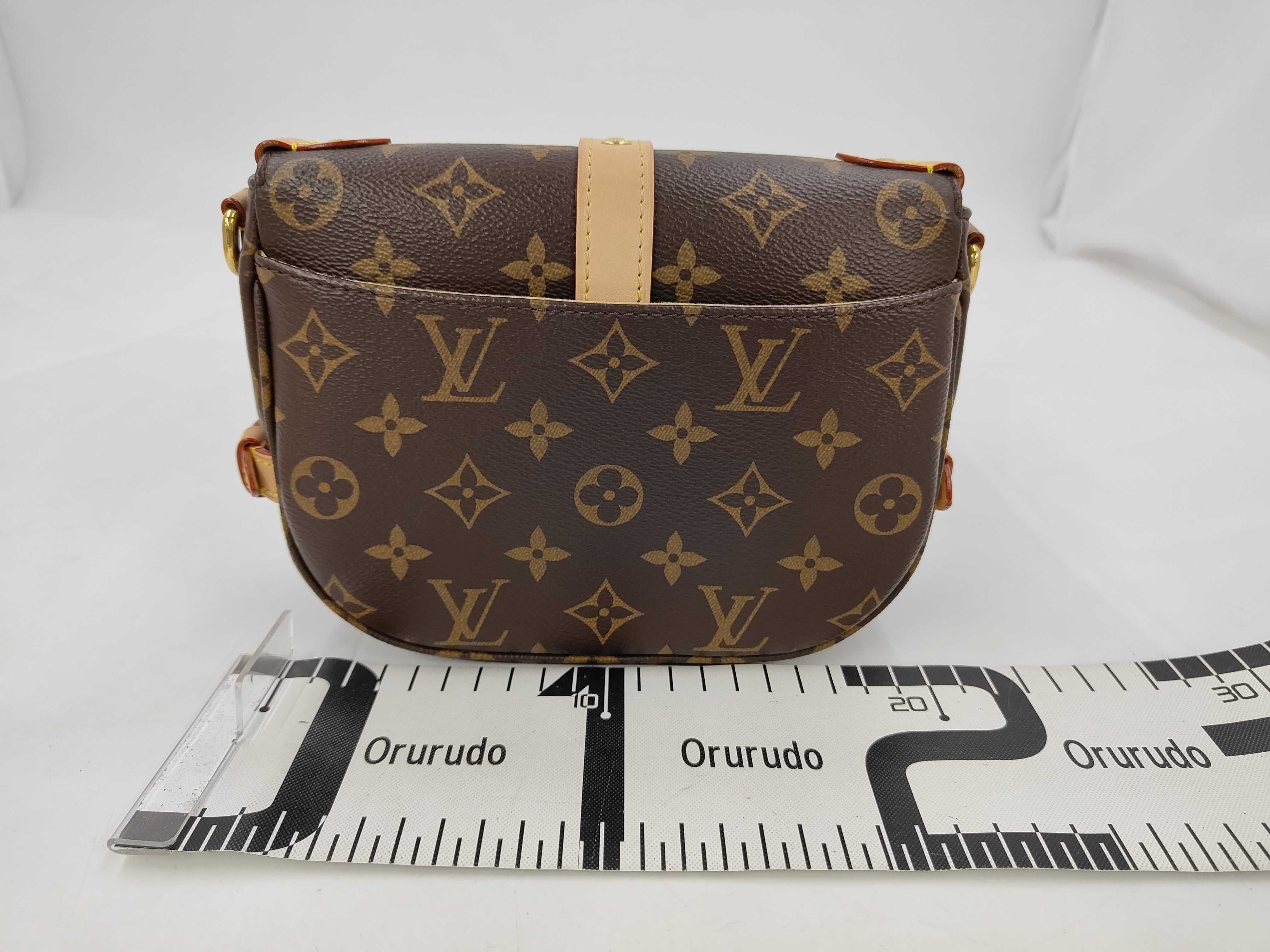 Monogram Louis Vuitton Brown Monogram Saumur BB M46740 Shoulder Bag — view 2
