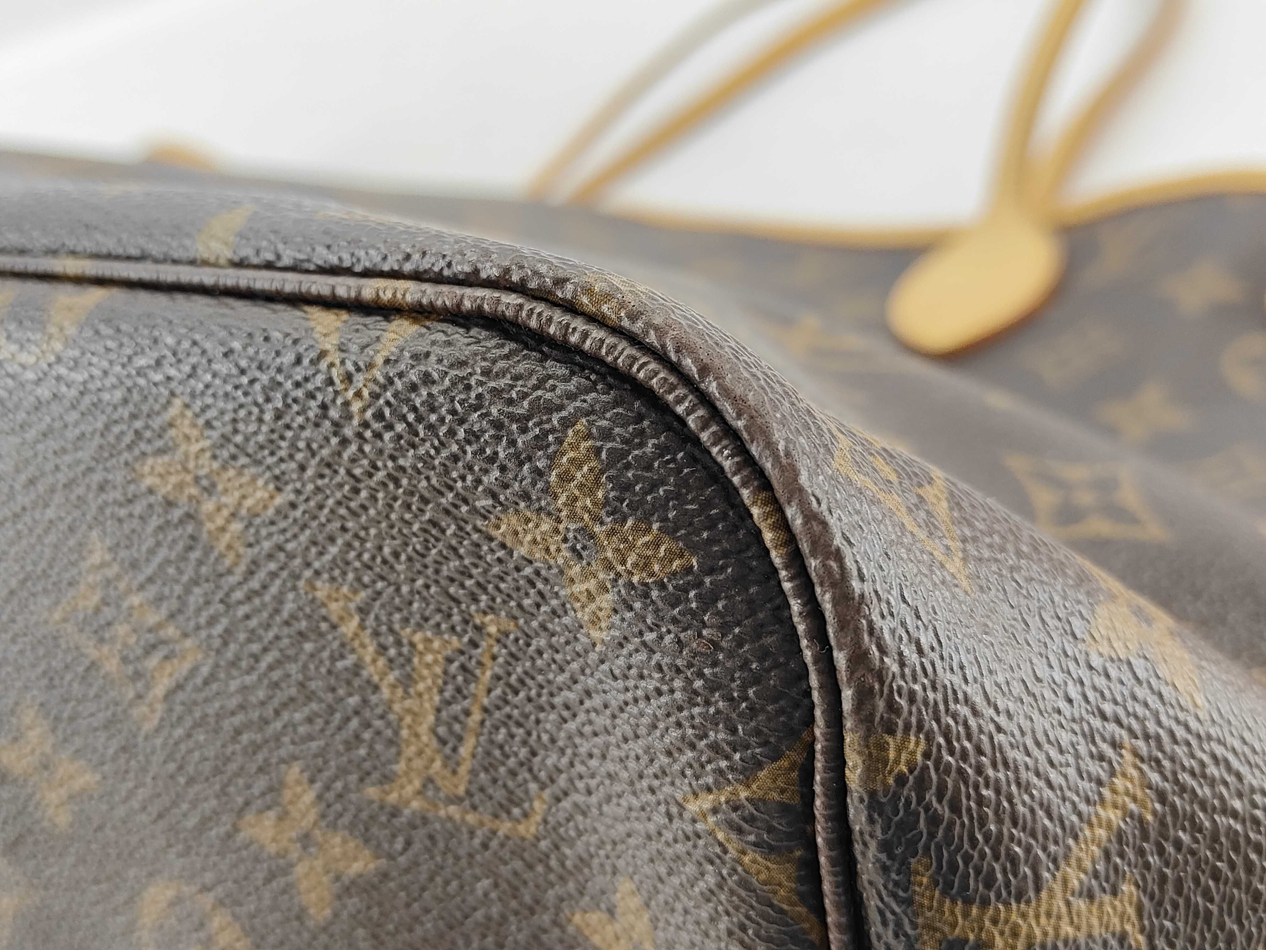 Monogram LV Neverfull MM M40156 Tote Bag — view 8