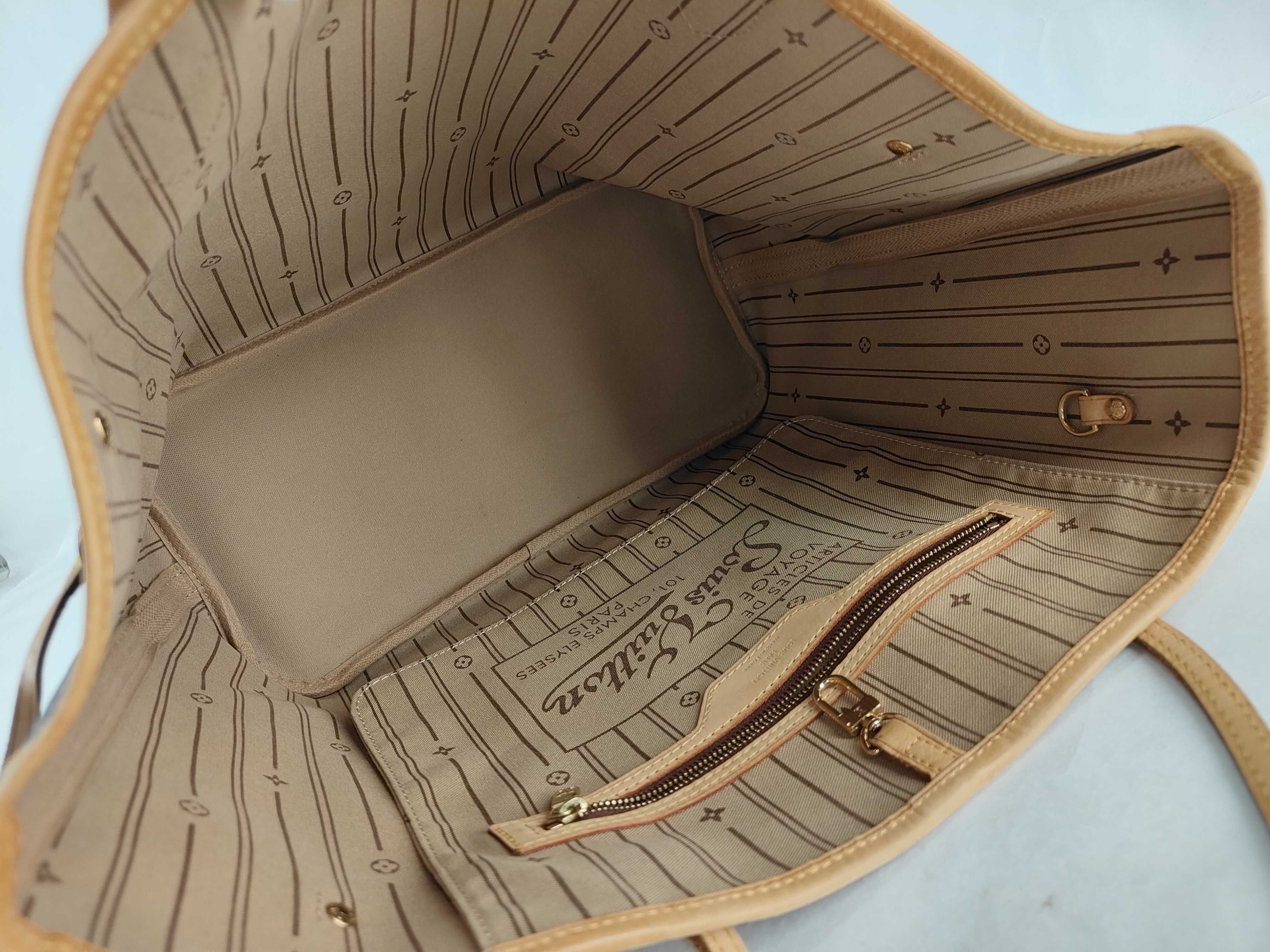 Monogram LV Neverfull MM M40156 Tote Bag — view 10