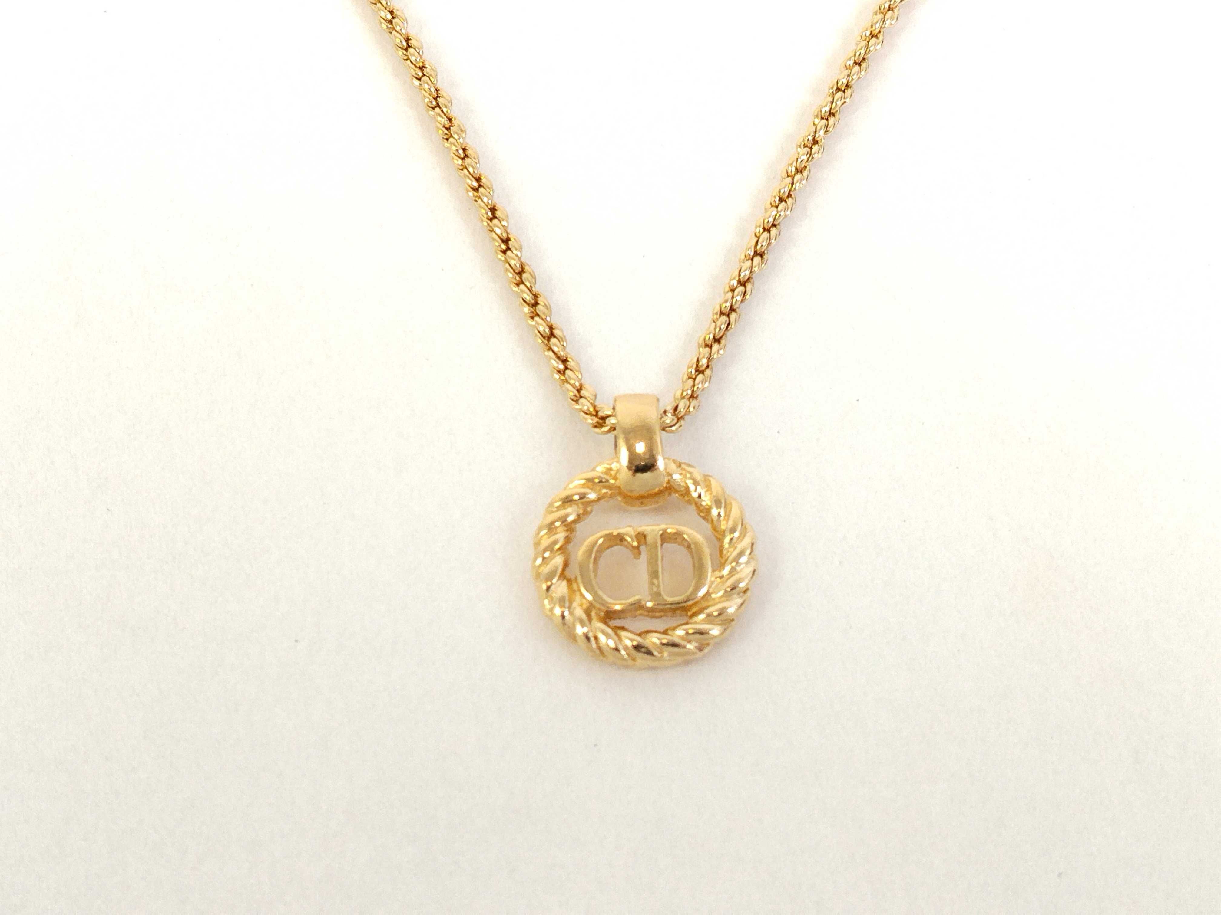 Circle CD Necklace