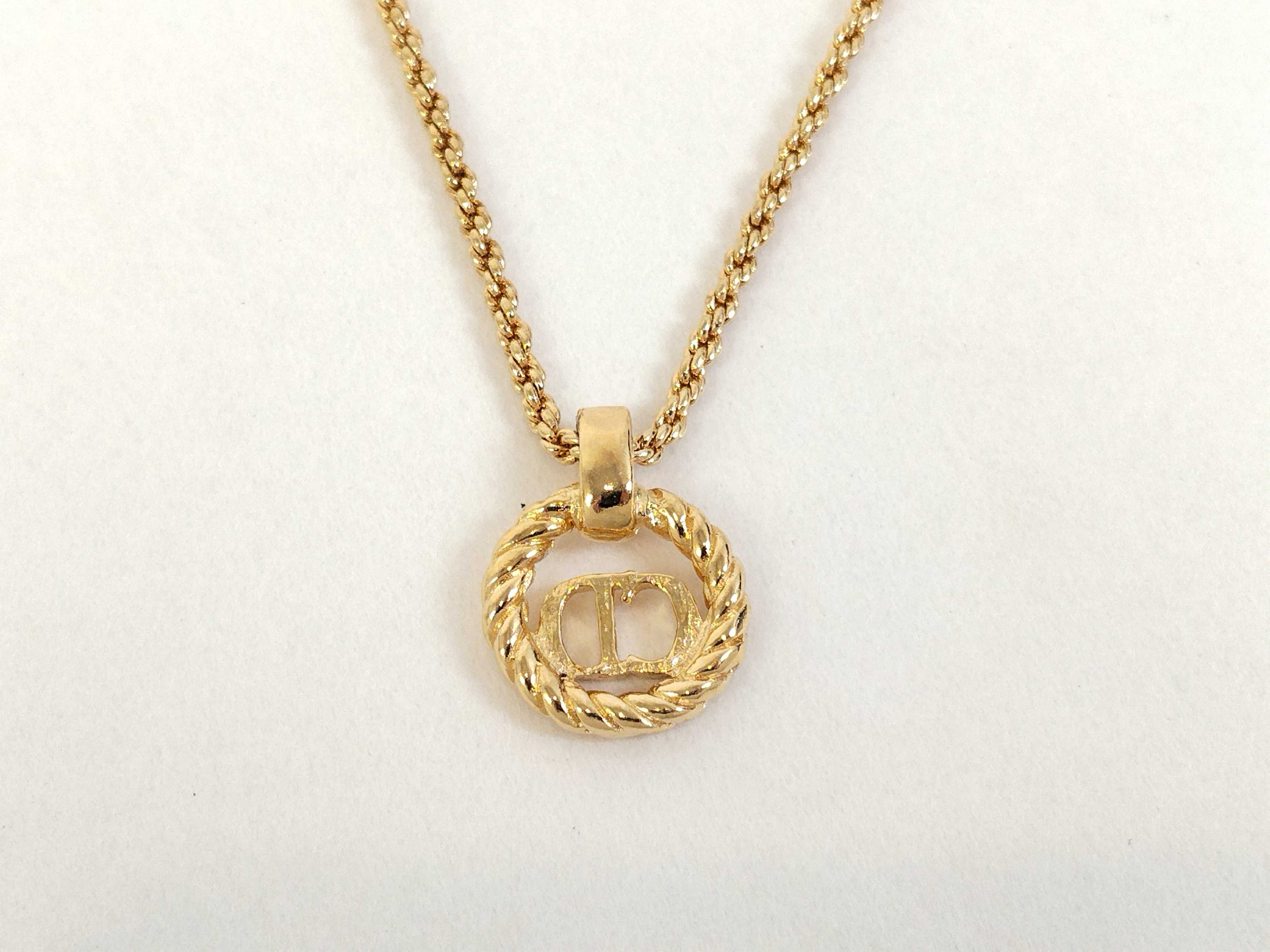 Circle CD Necklace — view 2