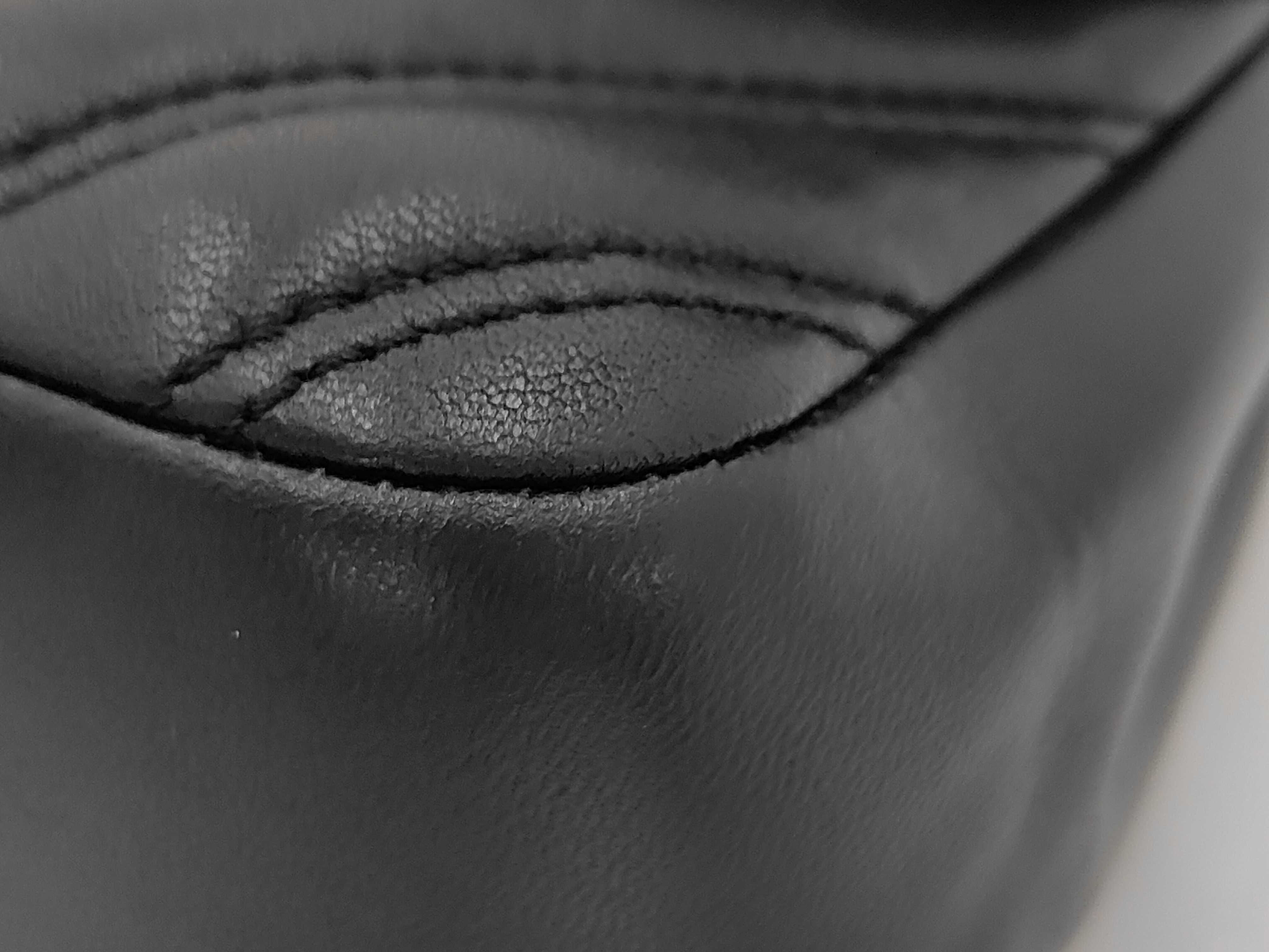 Classic Flap Black V-Stitch Shoulder Bag — view 4