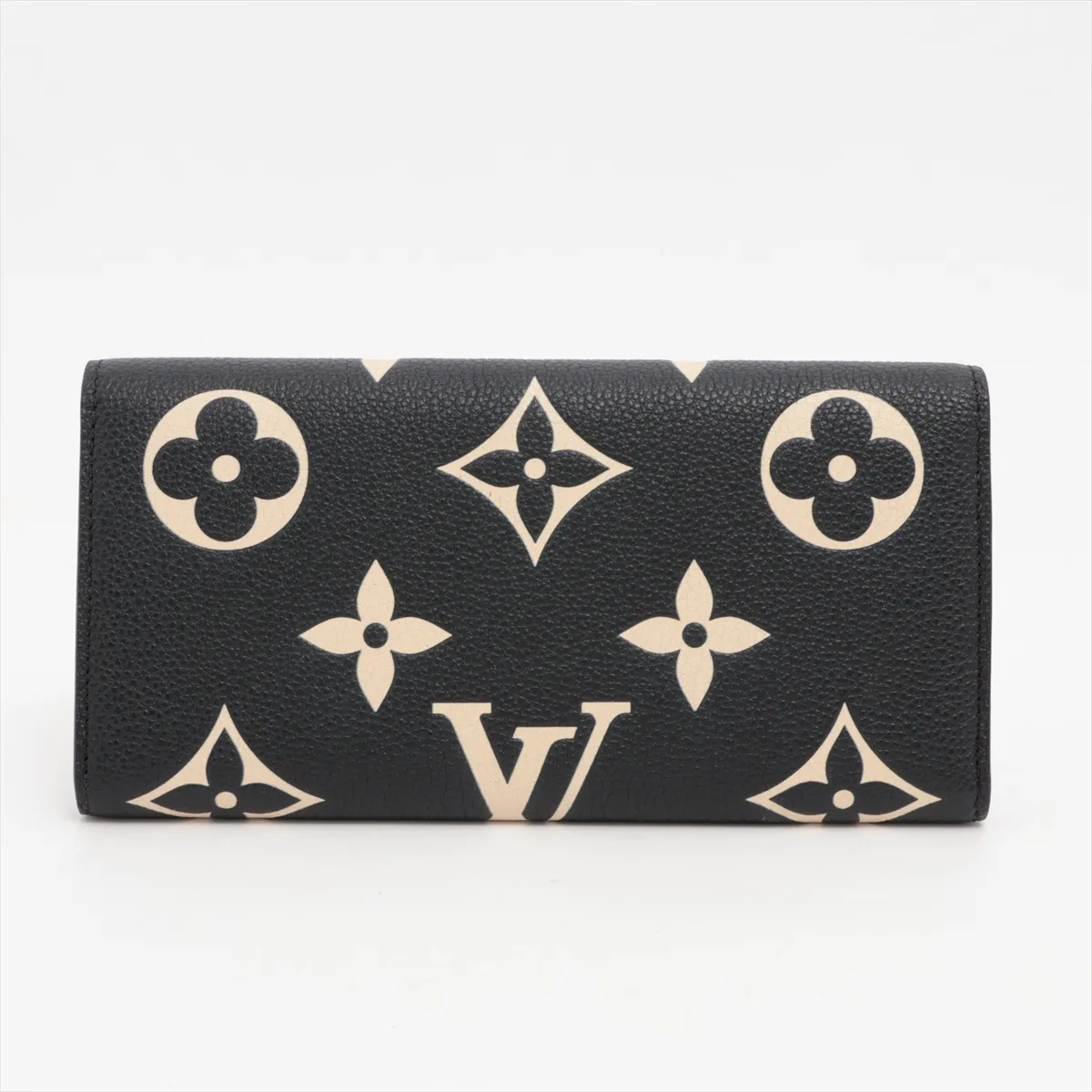 Bicolor Monogram Empreinte Portefeuille Emily M83138 Noir Long Wallet RFID Reactive — view 2