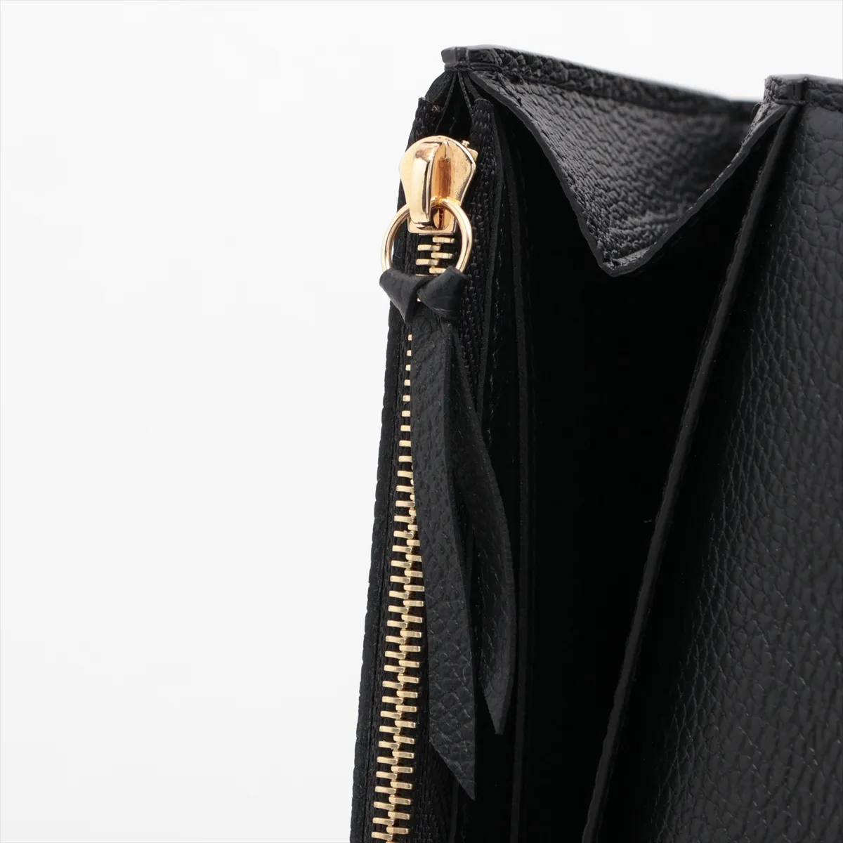 Bicolor Monogram Empreinte Portefeuille Emily M83138 Noir Long Wallet RFID Reactive — view 8