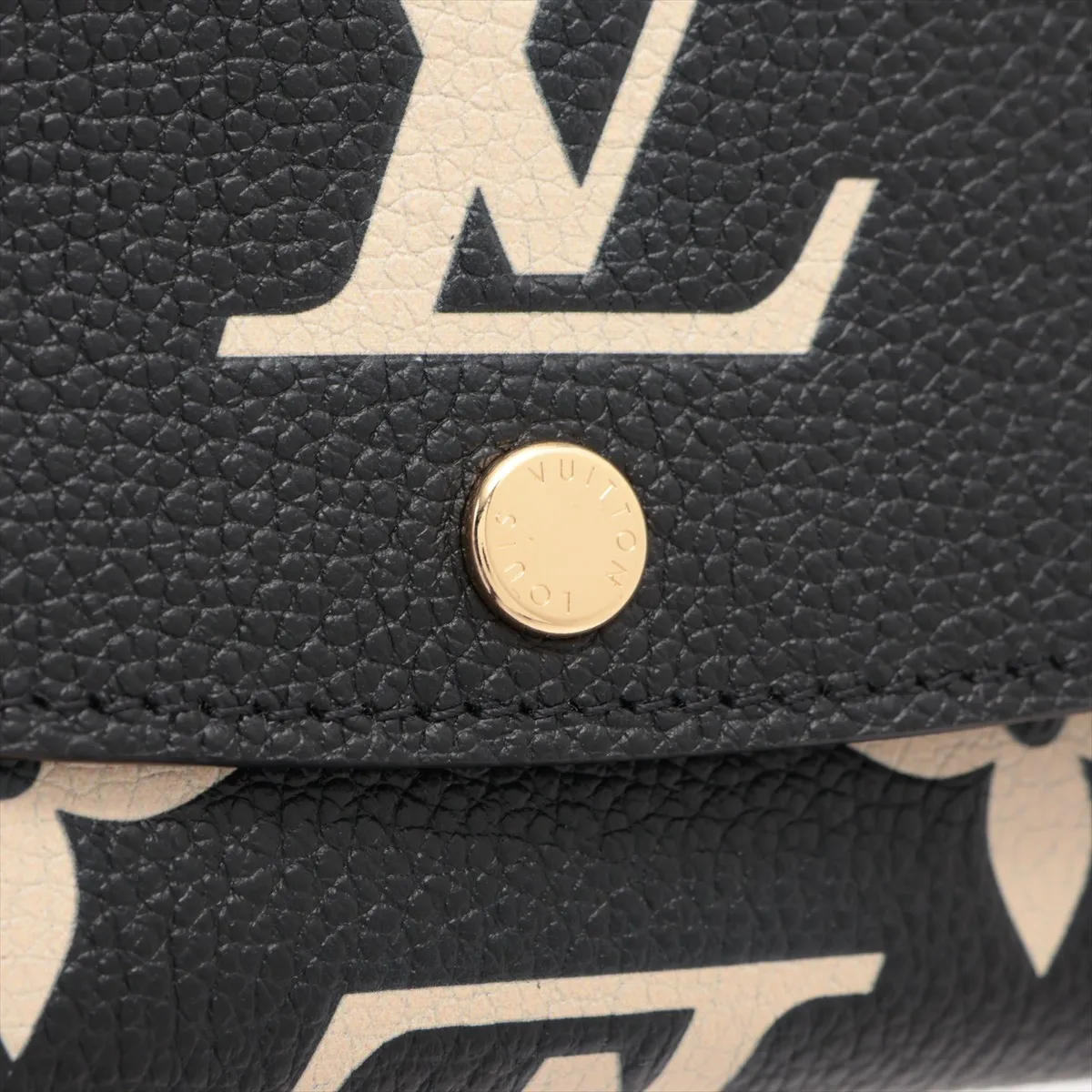 Bicolor Monogram Empreinte Portefeuille Emily M83138 Noir Long Wallet RFID Reactive — view 9