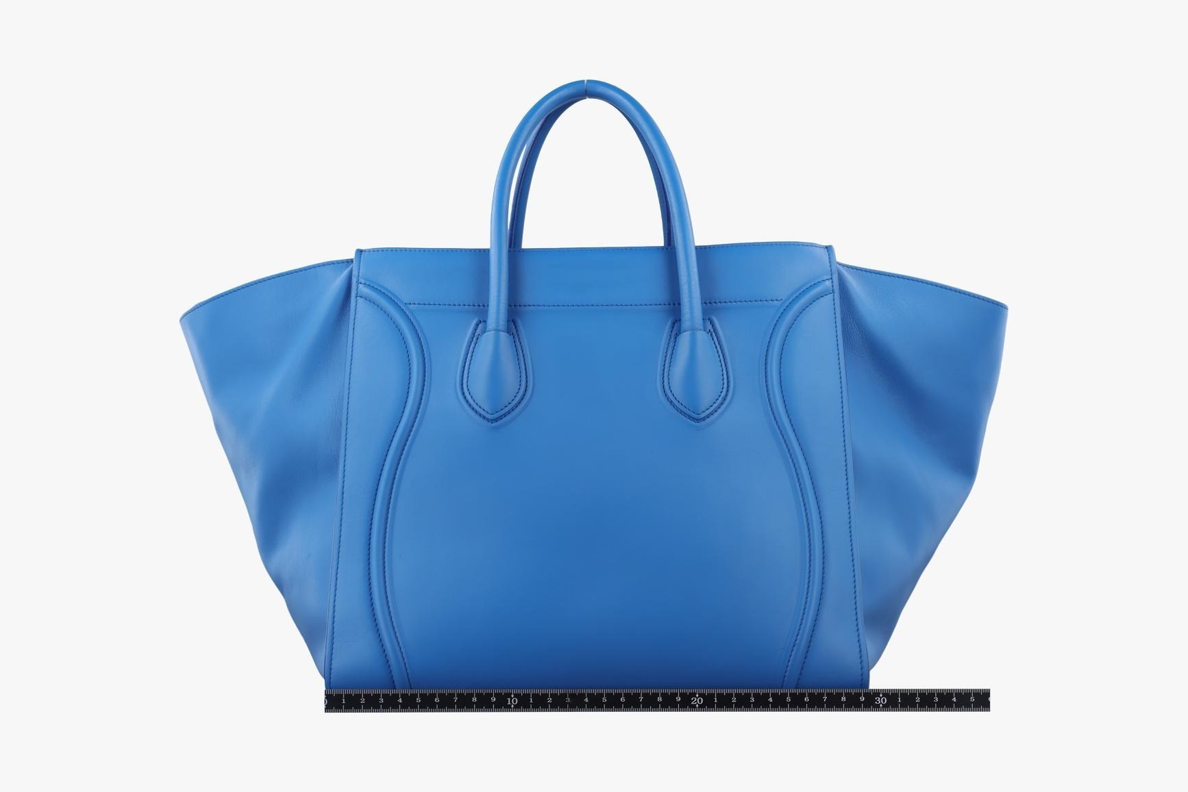 Luggage Square Phantom Leather Blue — view 2