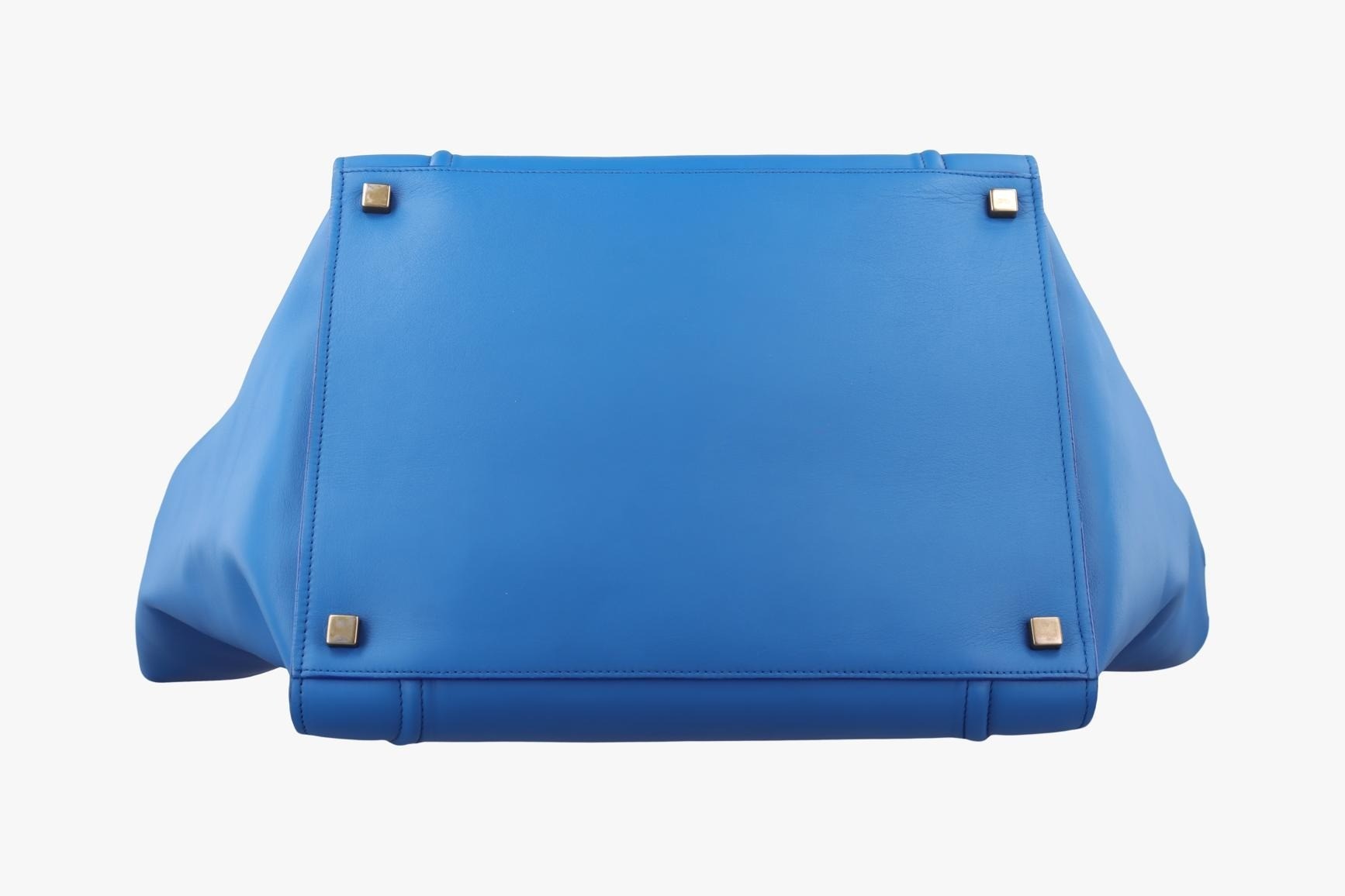 Luggage Square Phantom Leather Blue — view 3