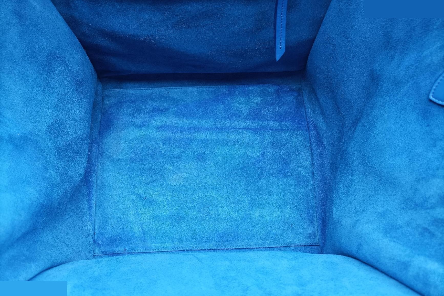 Luggage Square Phantom Leather Blue — view 6