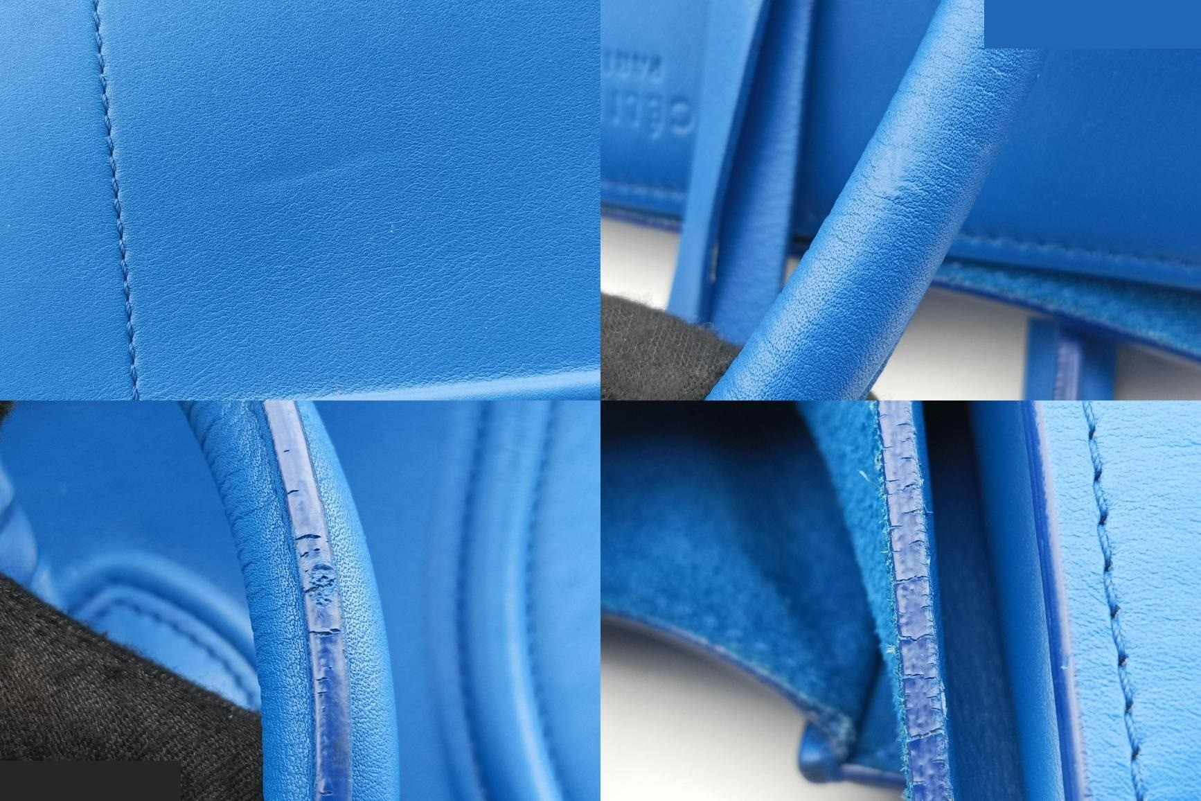 Luggage Square Phantom Leather Blue — view 9