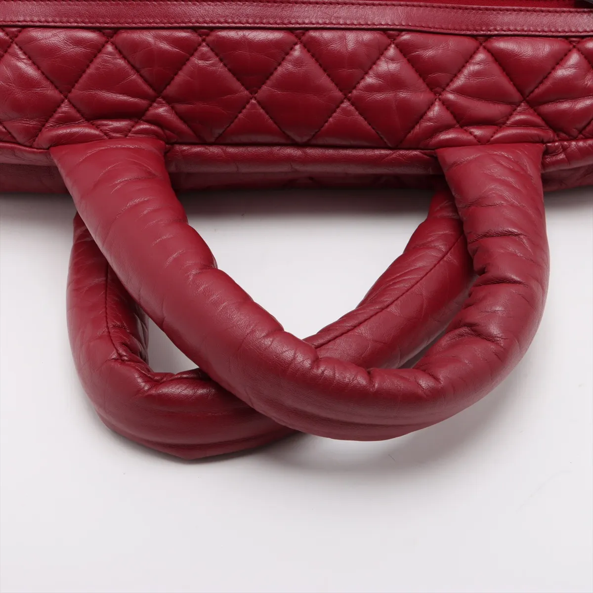 Coco Cocoon Vintage Calf Tote Bag Red Silver Hardware 13199654 13th Series — view 5