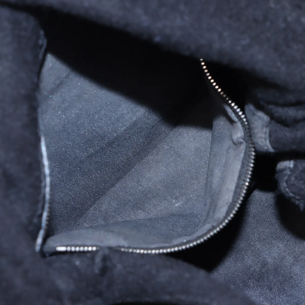 Mamma Bucket Felt x Leather Shoulder Bag Black — view 8