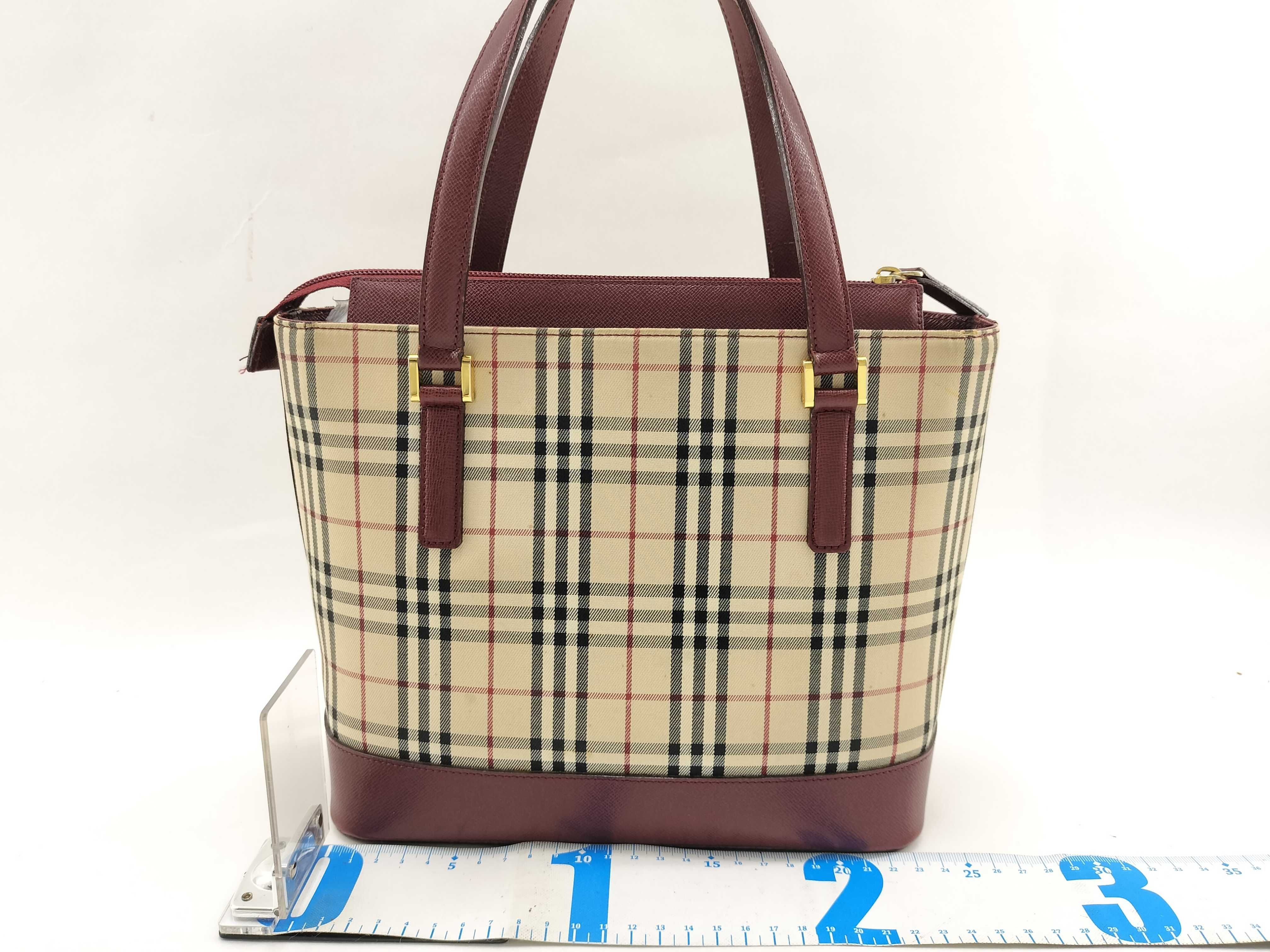 Nova Check Leather Handbag — view 2