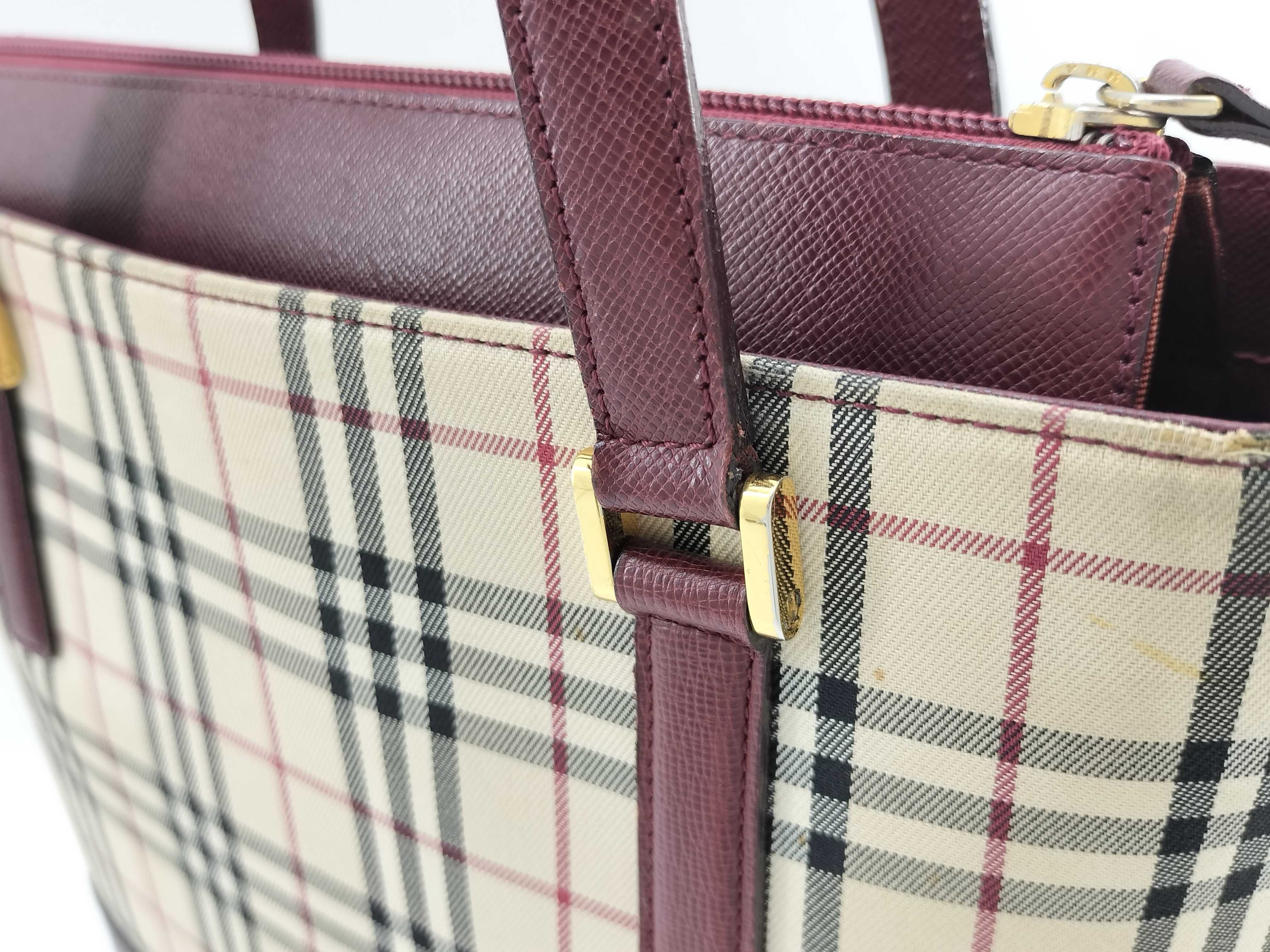Nova Check Leather Handbag — view 3