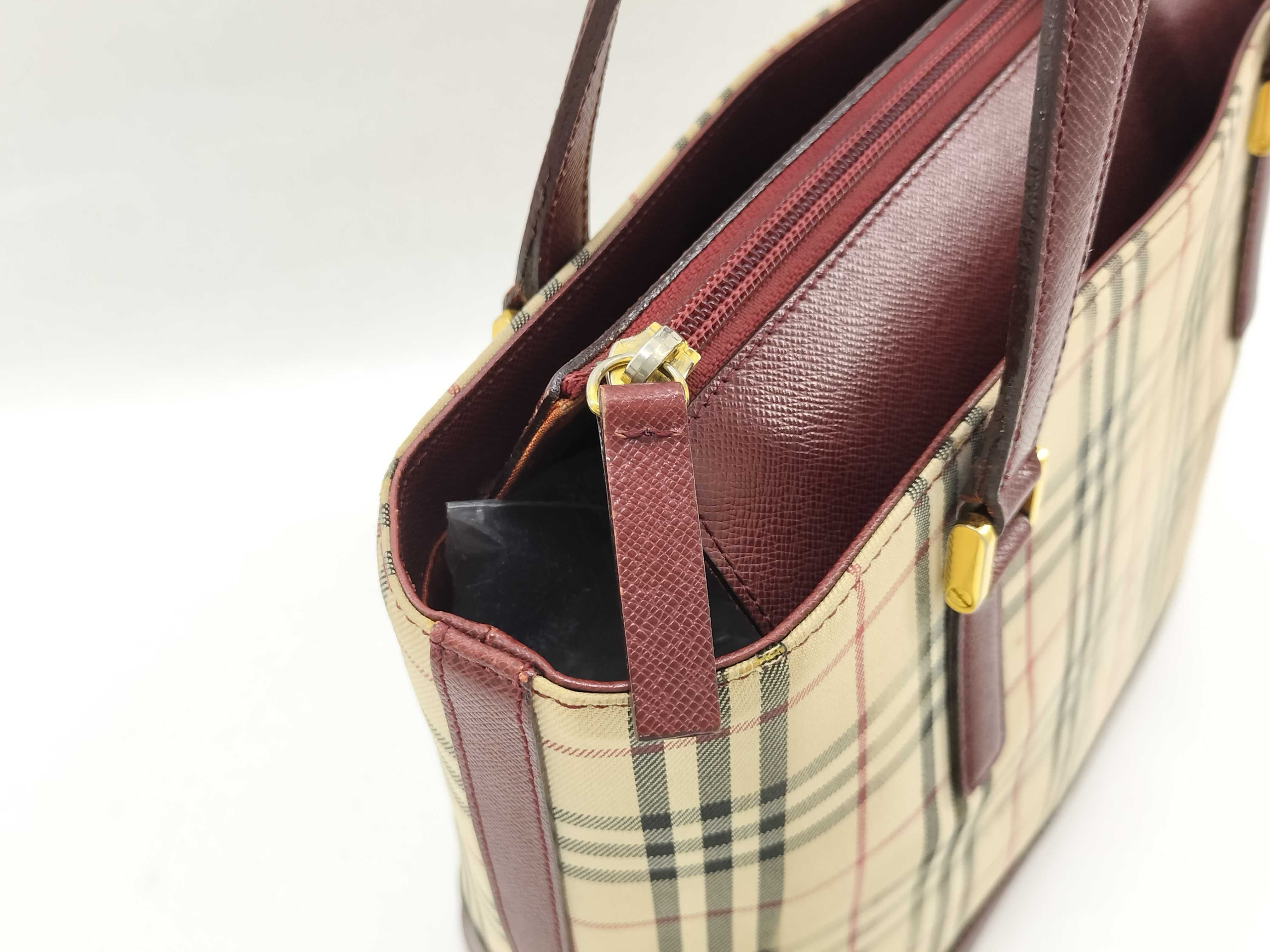 Nova Check Leather Handbag — view 4