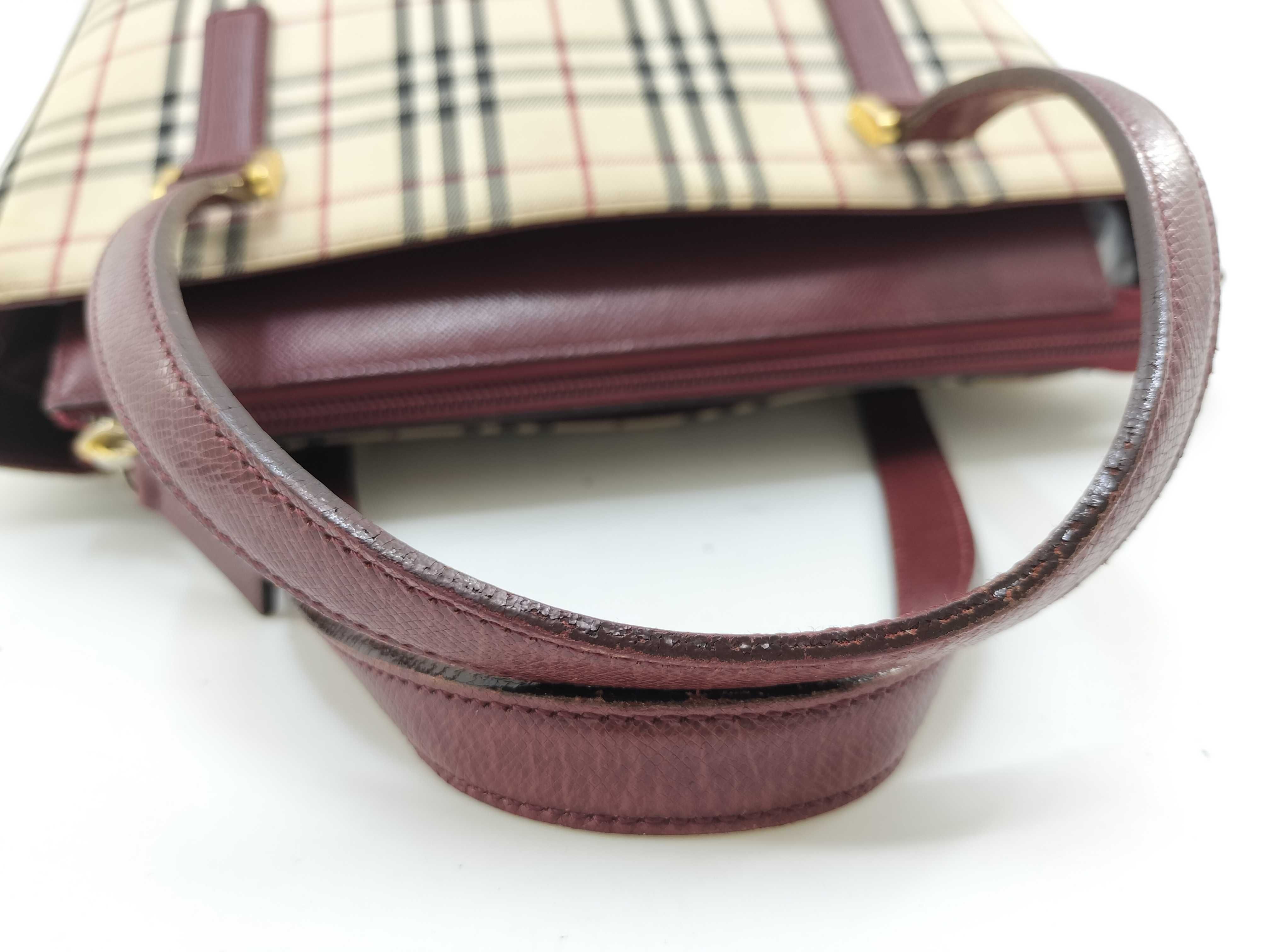 Nova Check Leather Handbag — view 10