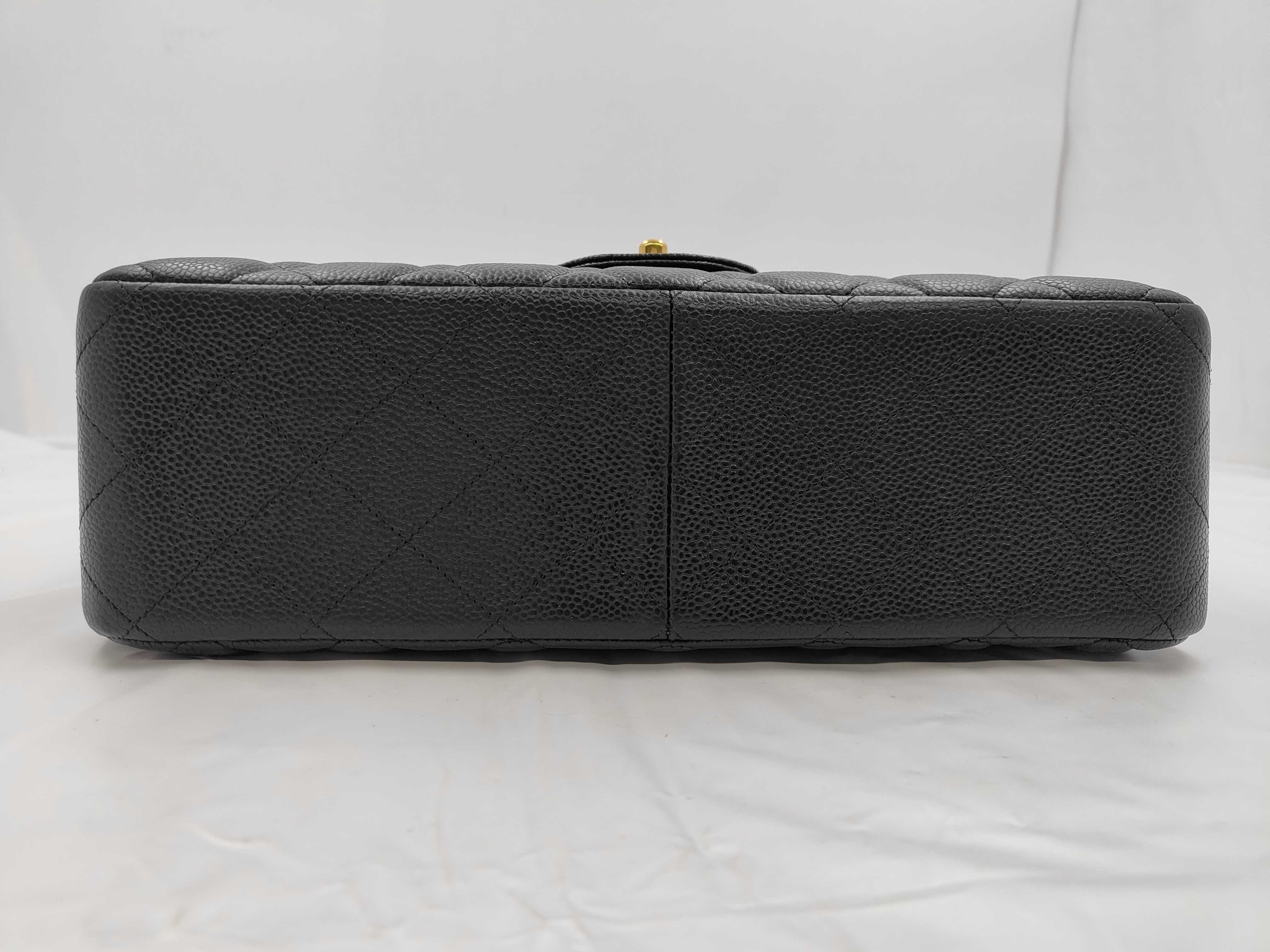 Jumbo Shoulder Bag (Black and Gold) — view 6