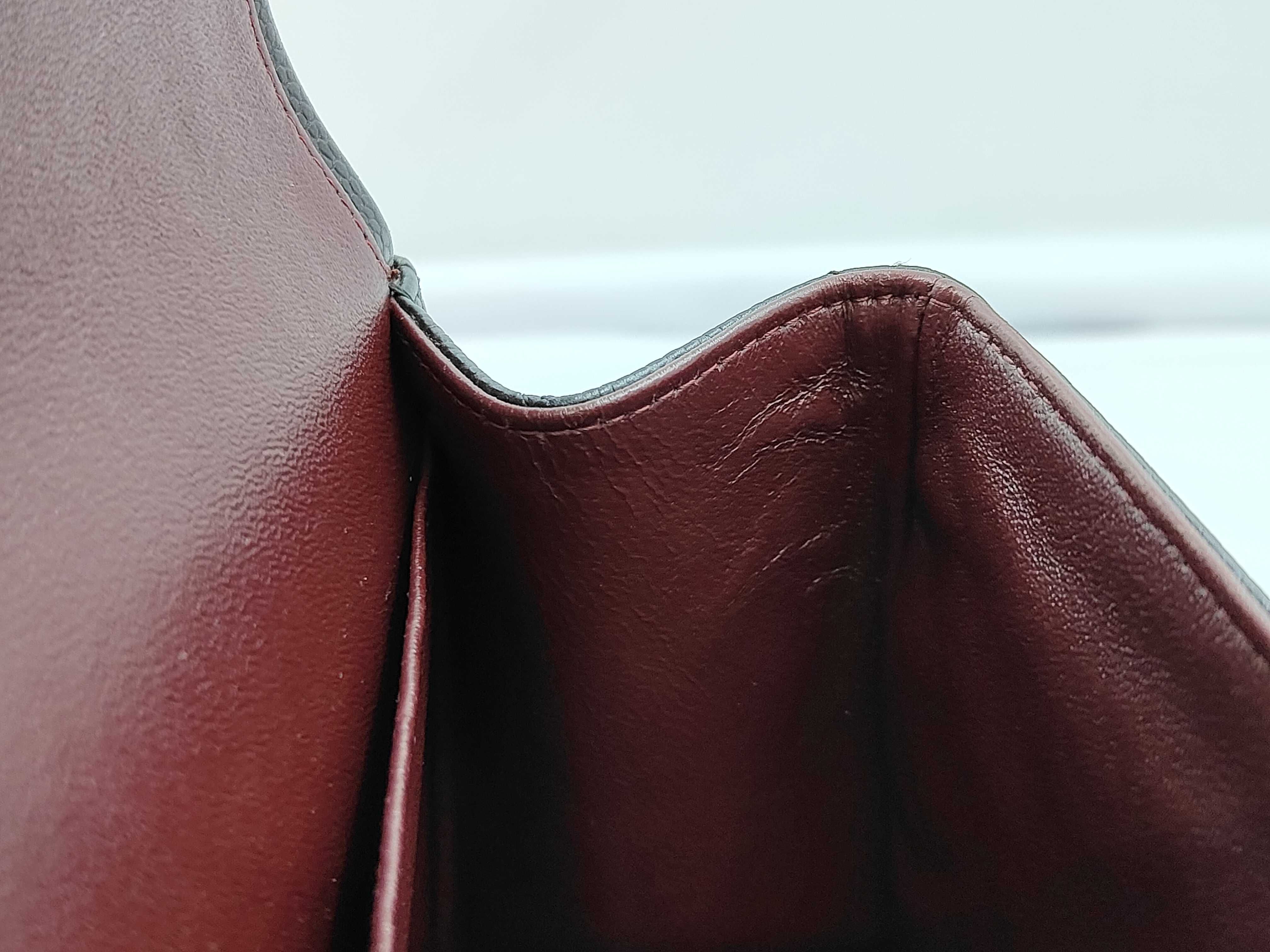 Jumbo Shoulder Bag (Black and Gold) — view 9