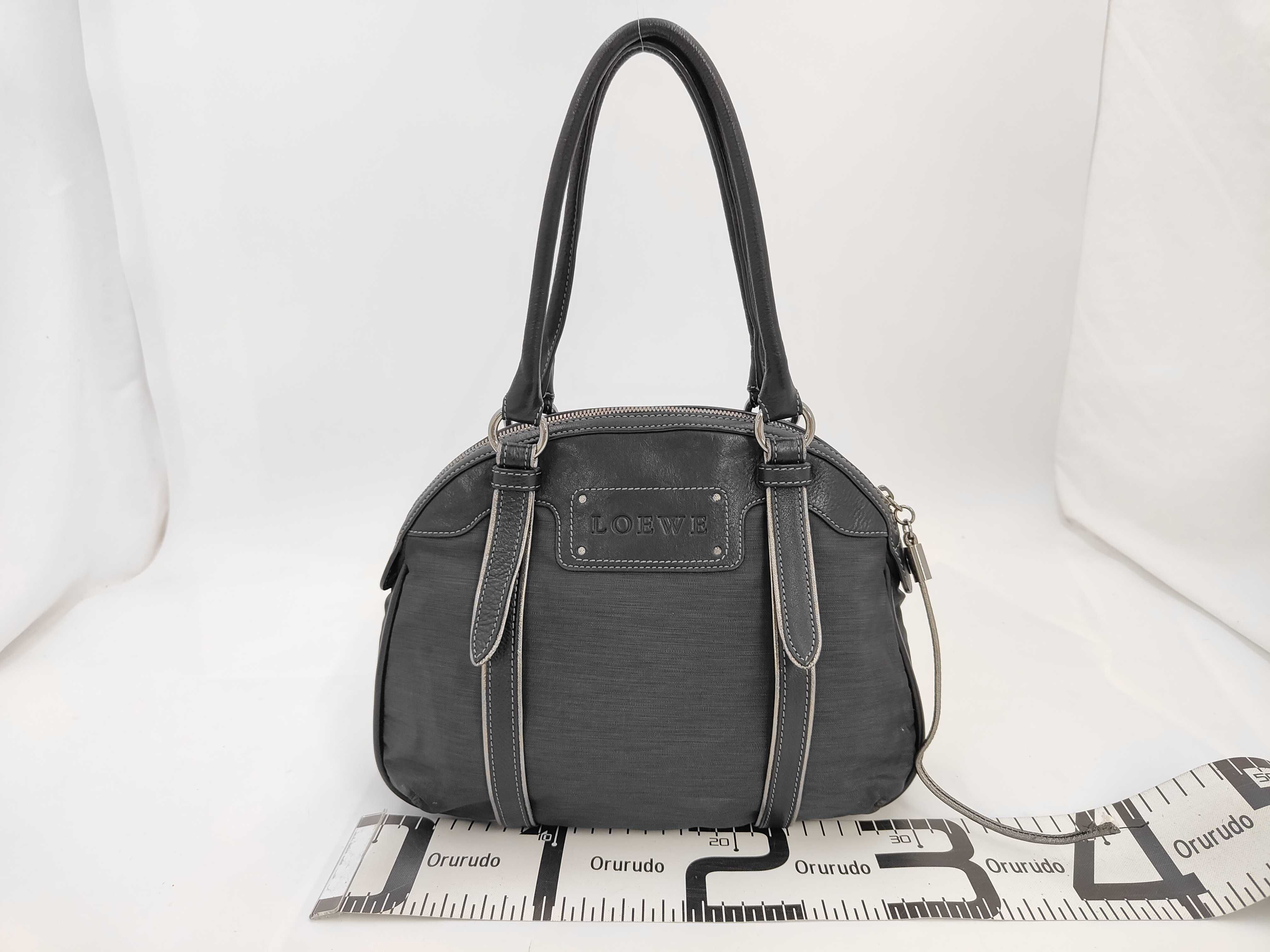 Loewe Handbag Nylon Black Shoulder Bag — view 2