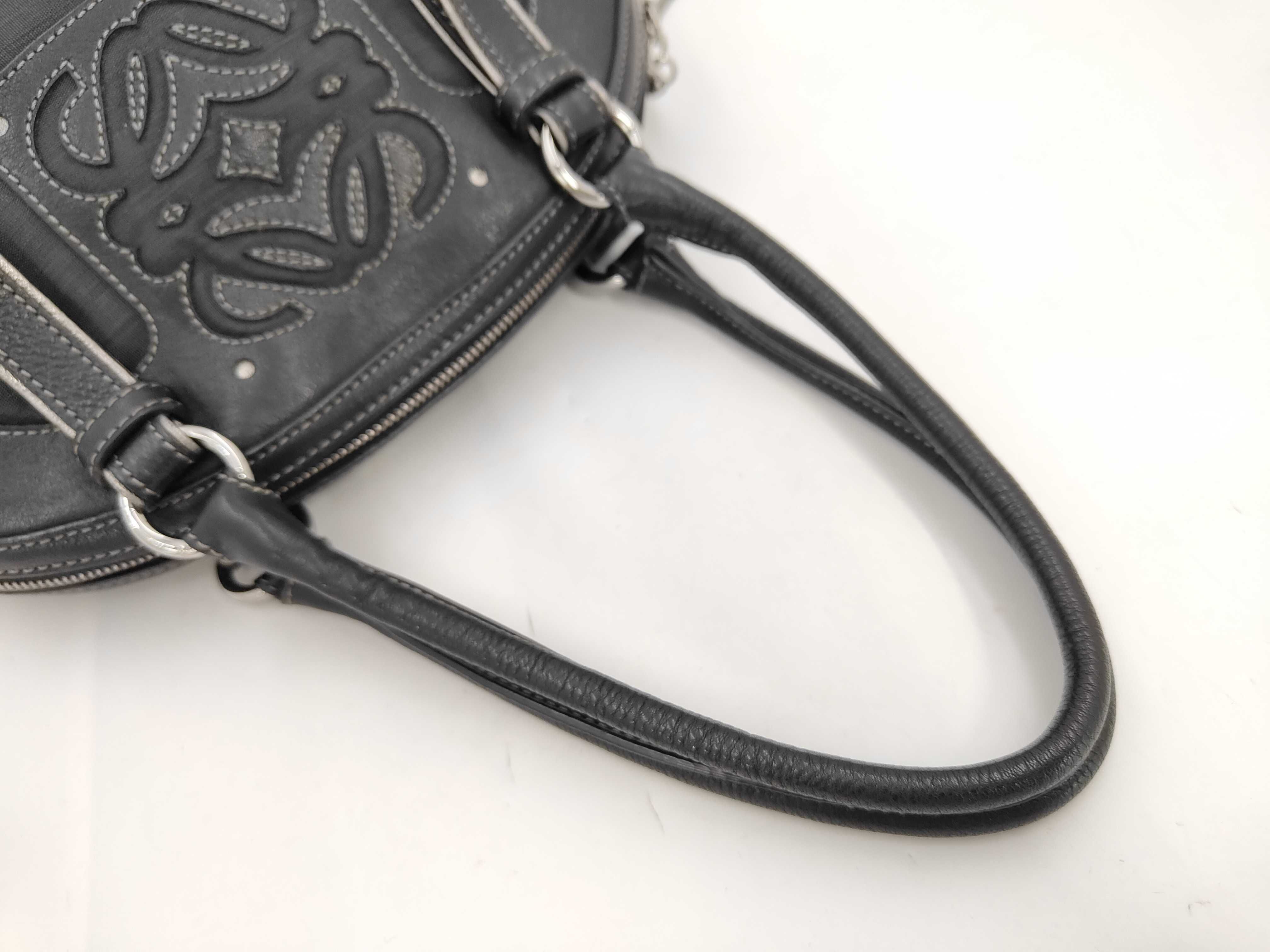 Loewe Handbag Nylon Black Shoulder Bag — view 4